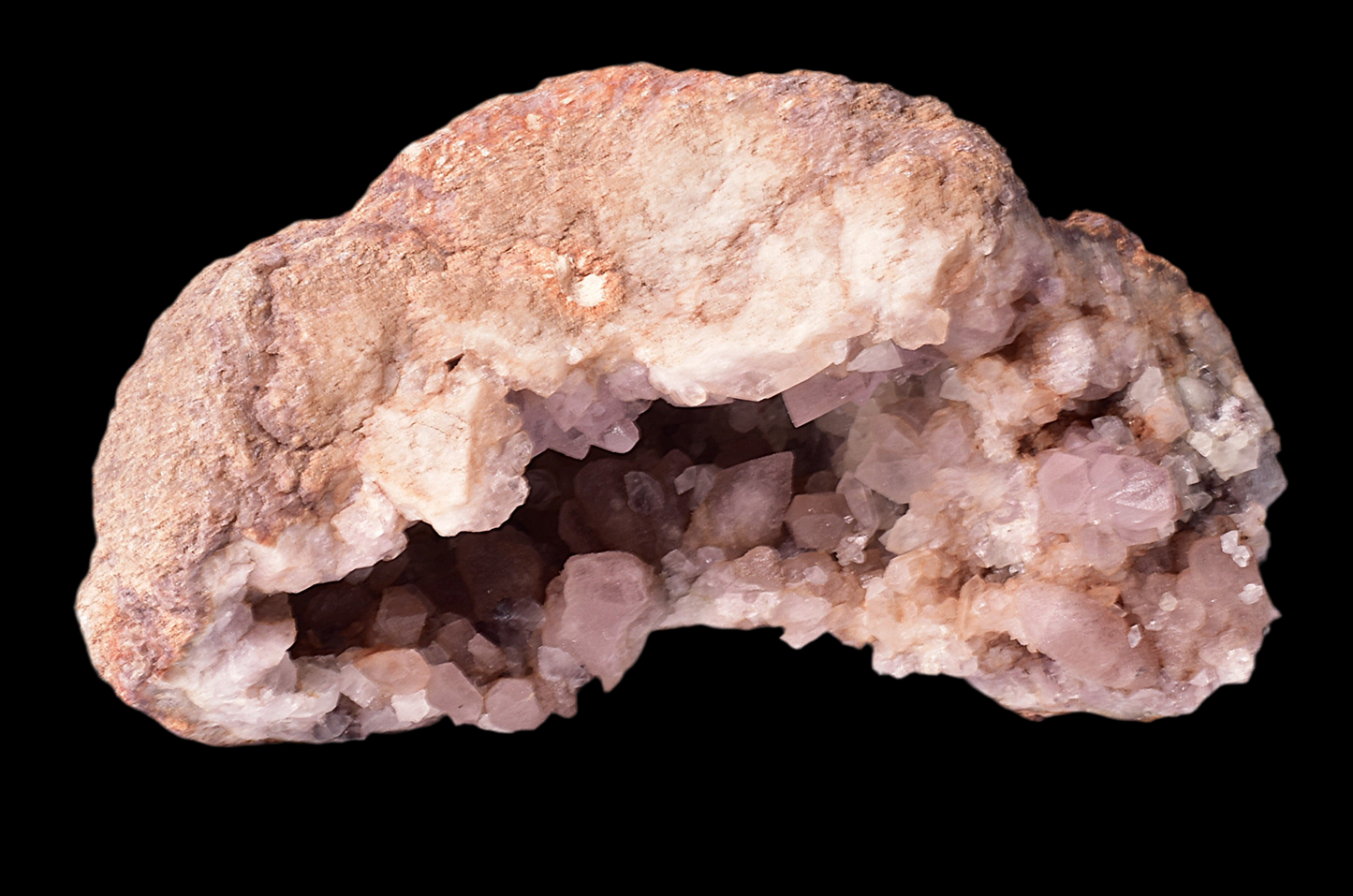 PINK AMETHYST CLUSTER GEODE, Argentina P320
