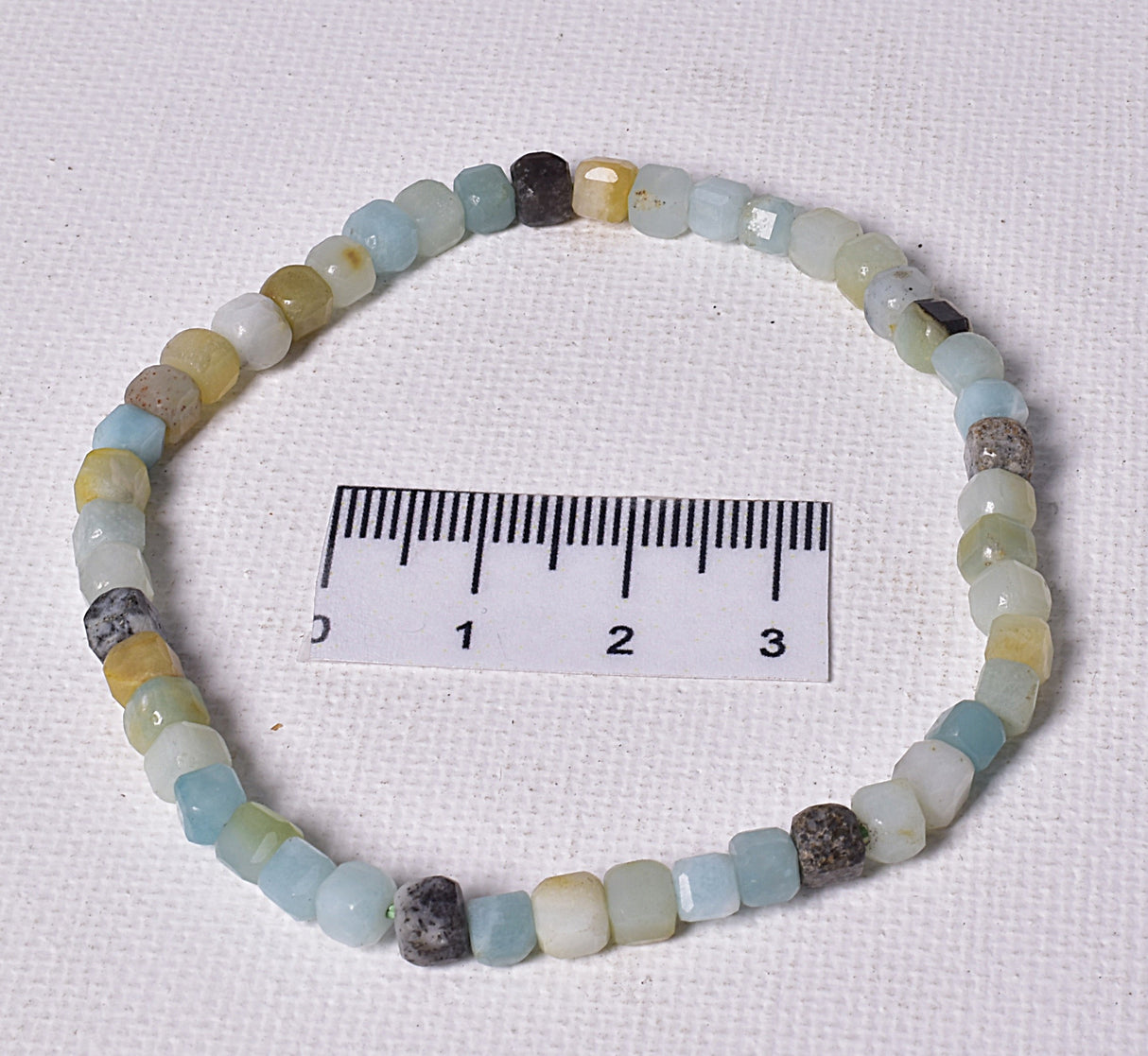 AMAZONITE FACETED CRYSTAL BRACELET J57