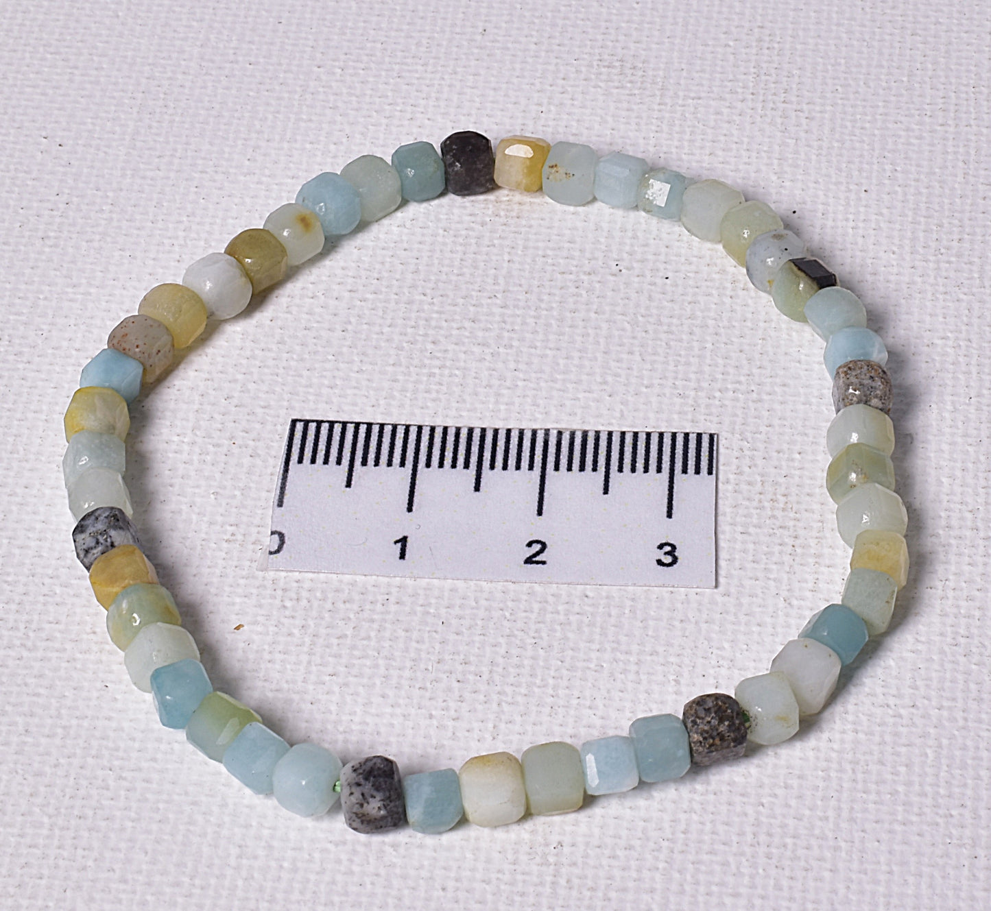 AMAZONITE FACETED CRYSTAL BRACELET J57