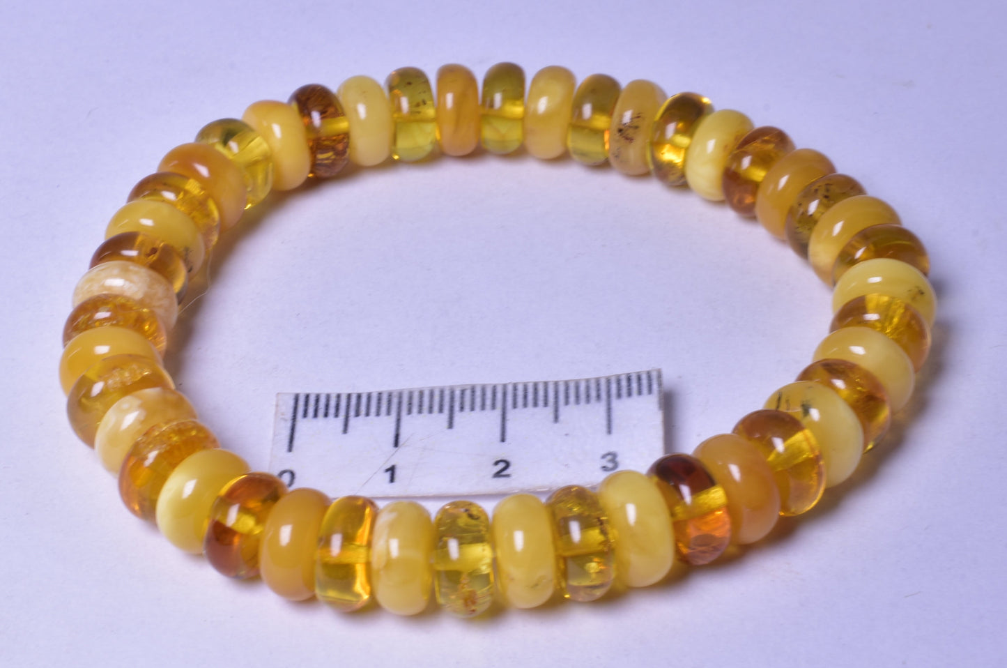 AMBER BEADED BRACELET J209