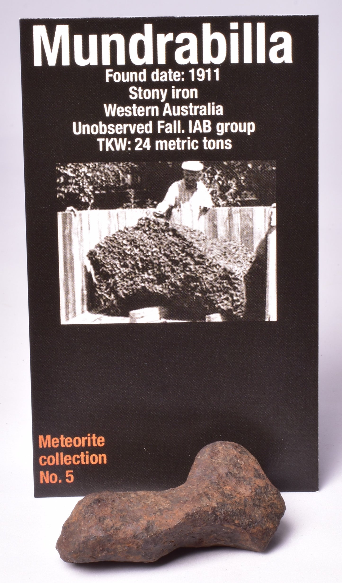 MUNDRABILLA IRON METEORITE, Western Australia MT252