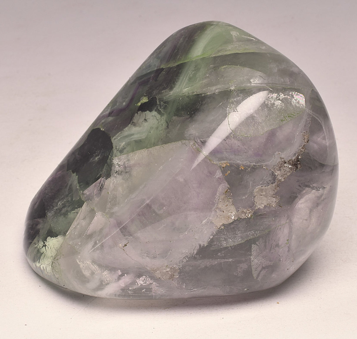 FLUORITE CRYSTAL POLISHED FREEFORM, CHINA P753
