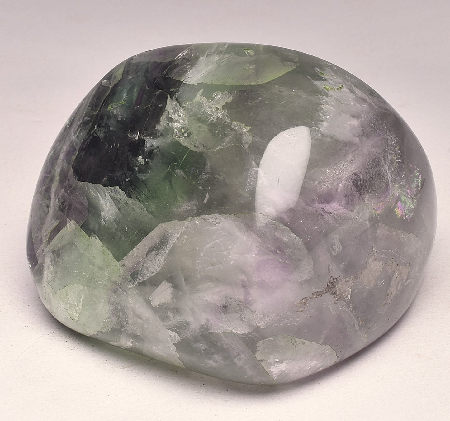 FLUORITE CRYSTAL POLISHED FREEFORM, CHINA P753