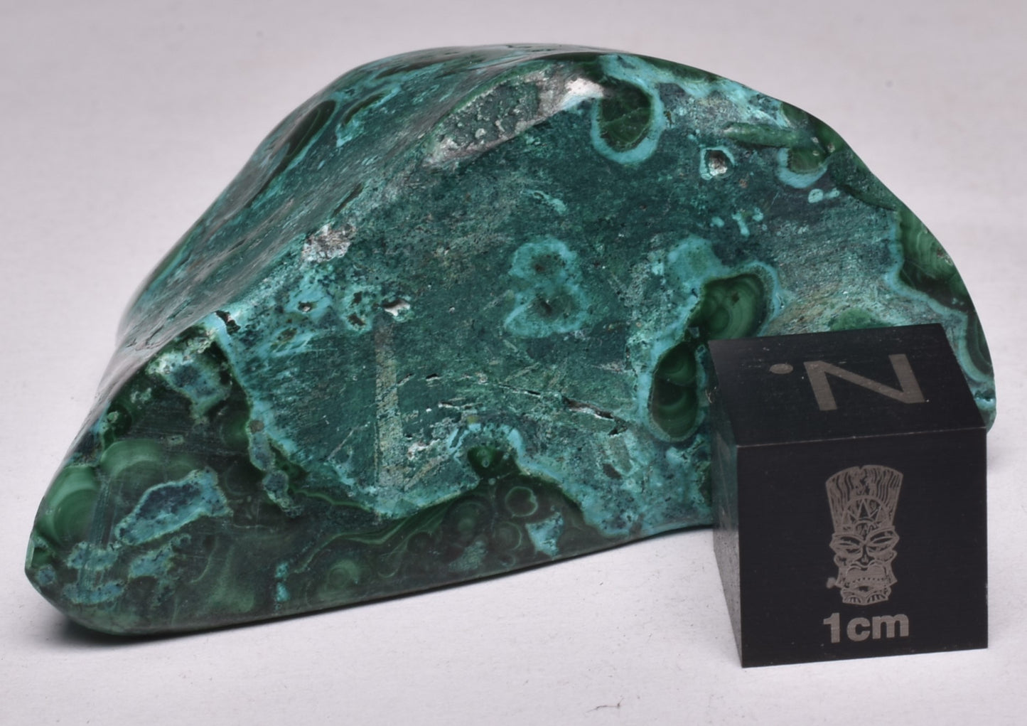 Chrysocolla and Malachite Polished Crystal Tumble P2018
