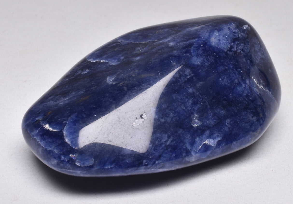 SODALITE CRYSTAL POLISHED FREEFORM TUMBLE STONE P2023