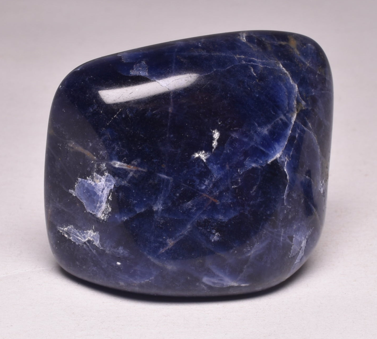 SODALITE CRYSTAL POLISHED FREEFORM TUMBLE STONE P2024