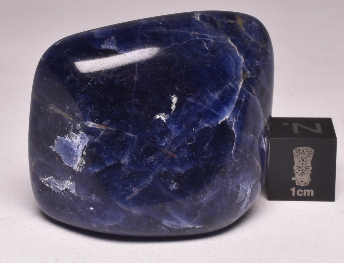 SODALITE CRYSTAL POLISHED FREEFORM TUMBLE STONE P2024