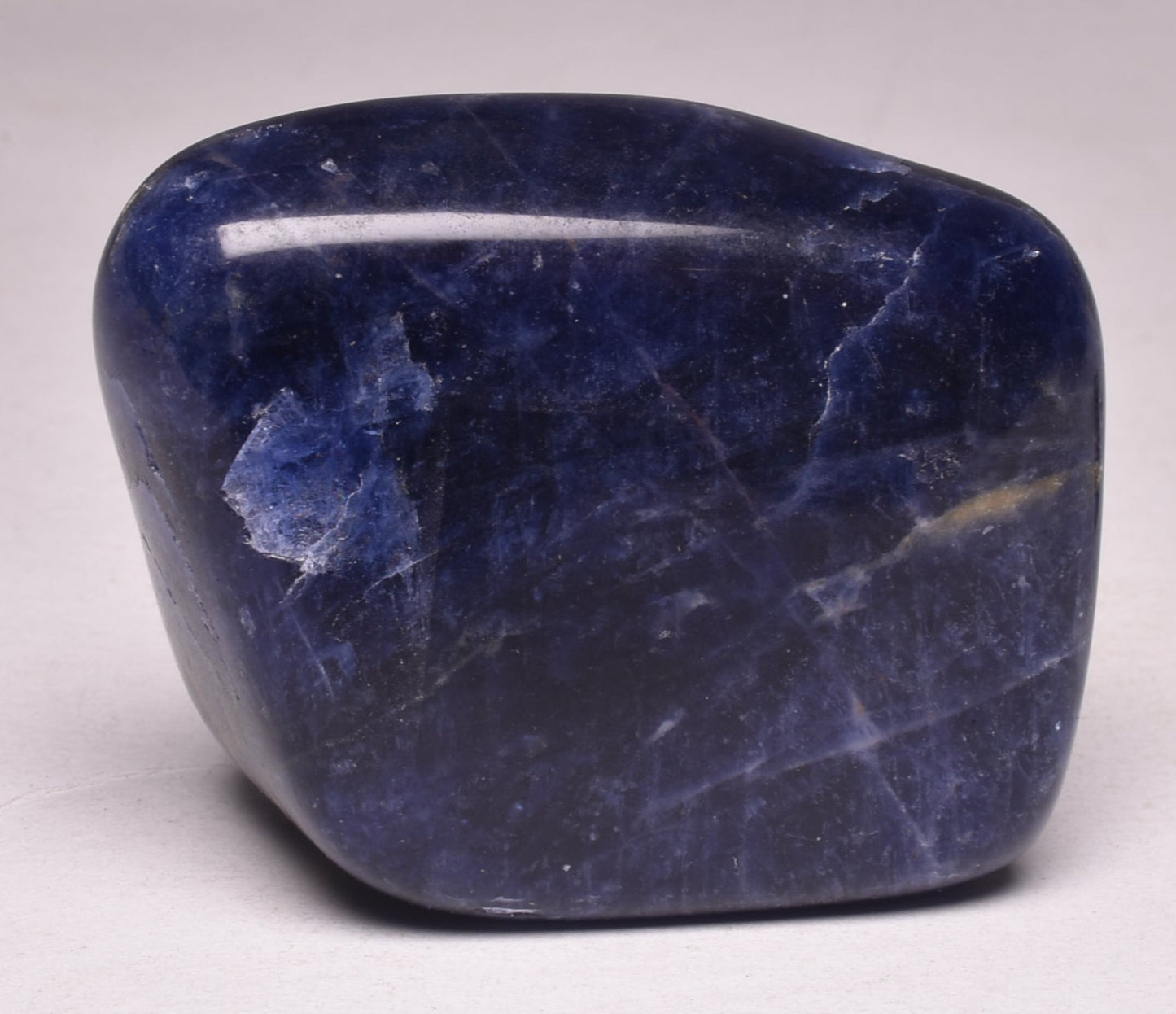 SODALITE CRYSTAL POLISHED FREEFORM TUMBLE STONE P2024
