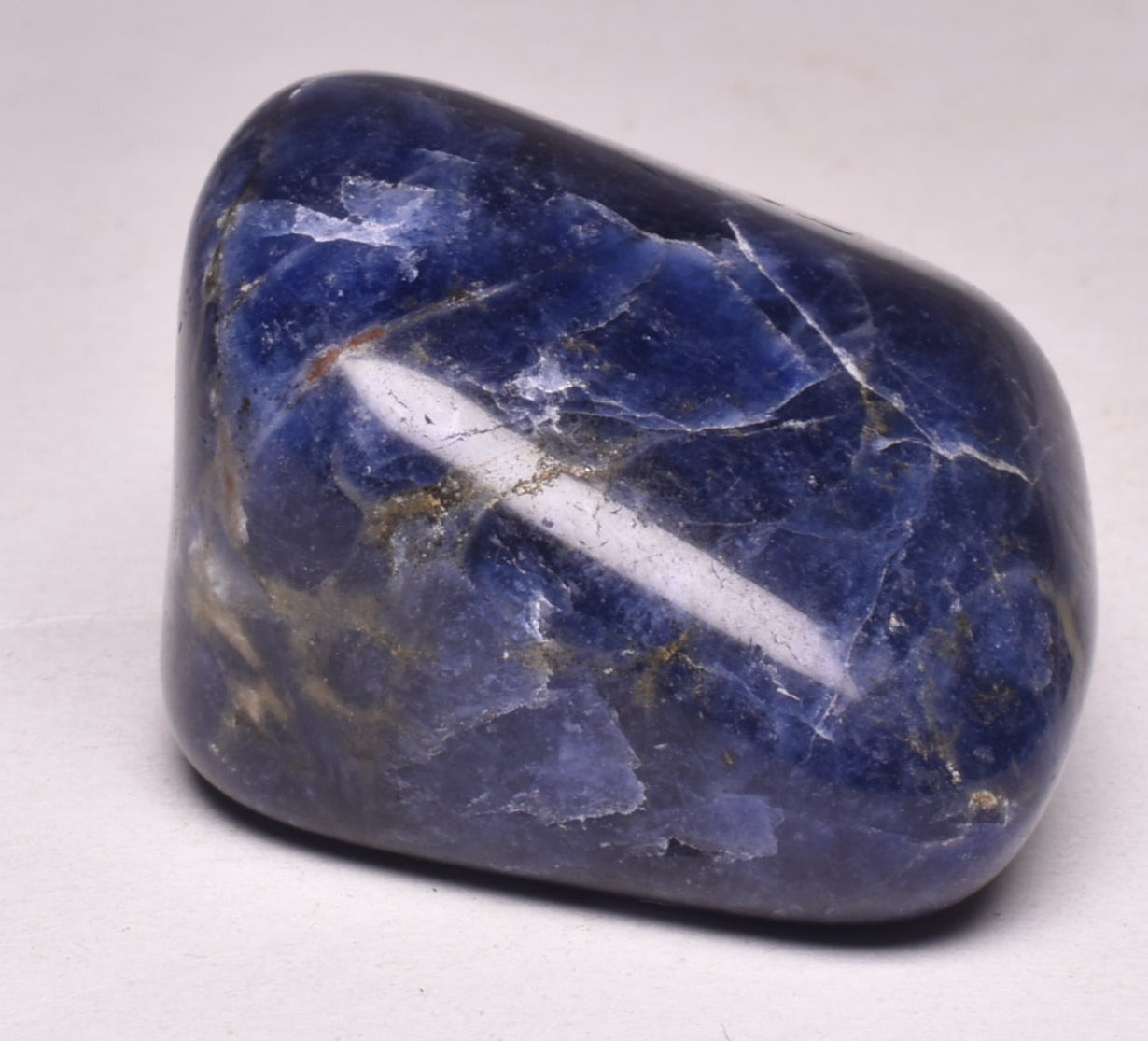 SODALITE CRYSTAL POLISHED FREEFORM TUMBLE STONE P2024