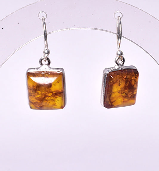AMBER DROP EARRINGS J138