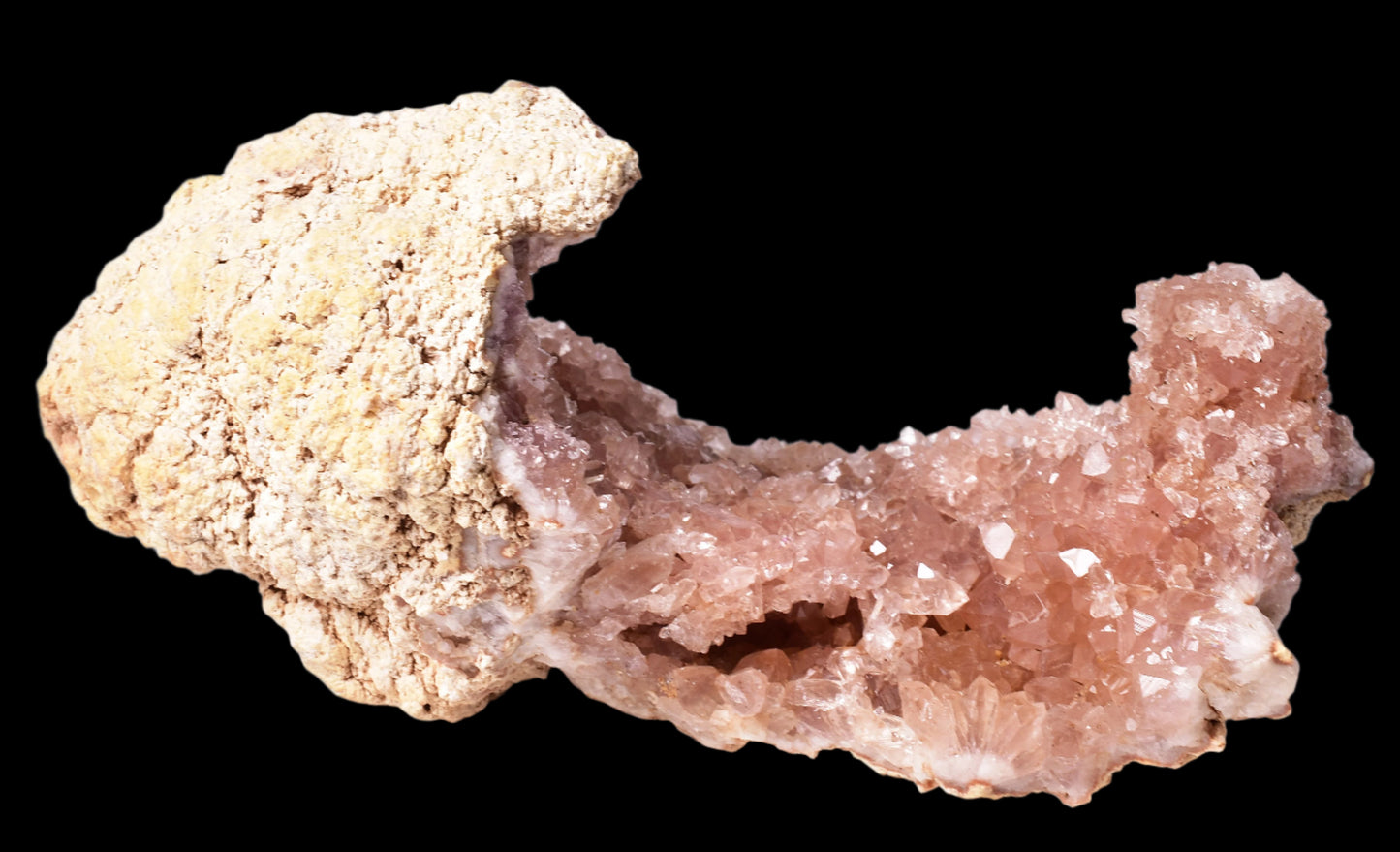 PINK AMETHYST CLUSTER GEODE, Argentina P313