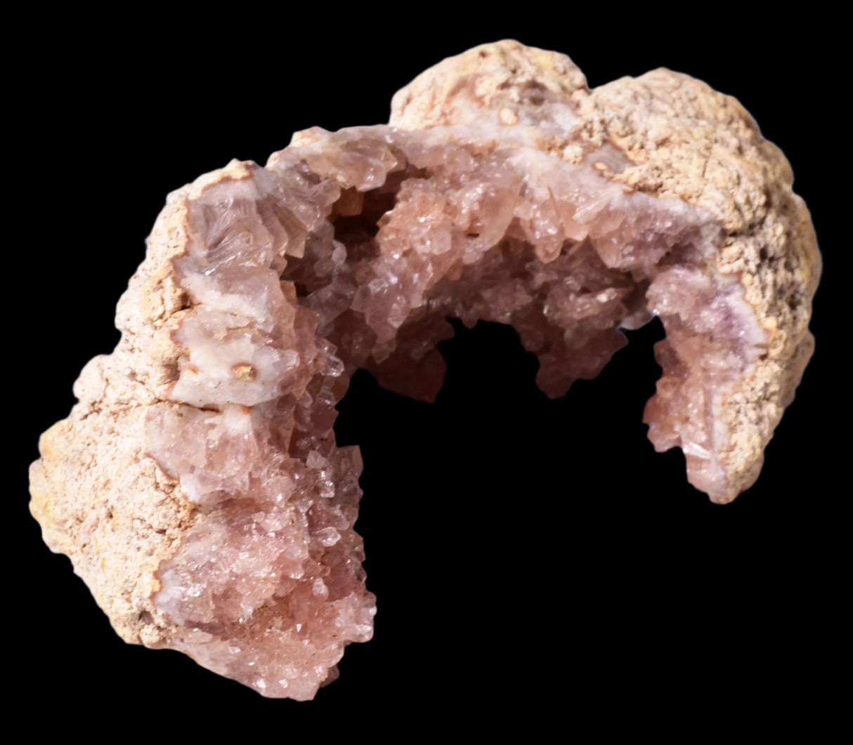 PINK AMETHYST CLUSTER GEODE, Argentina P313