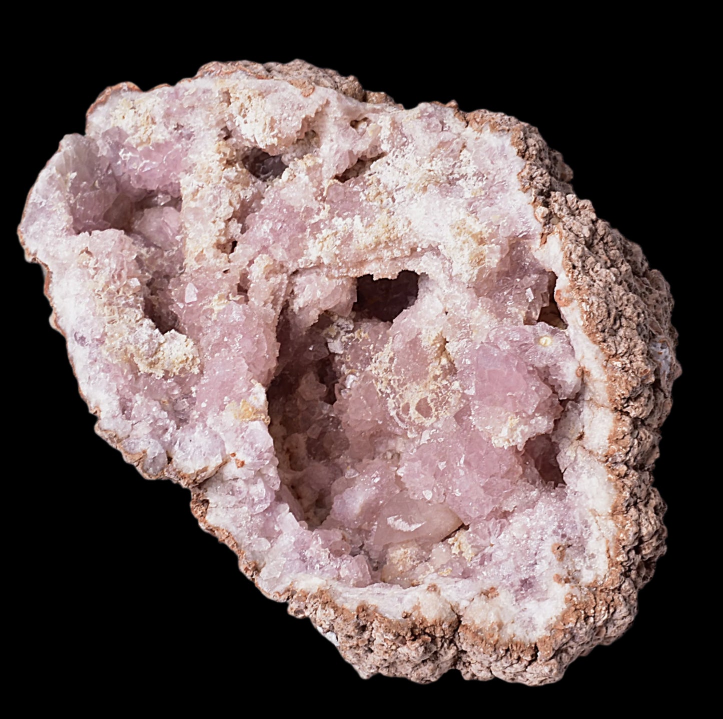 PINK AMETHYST CLUSTER GEODE, Argentina P324
