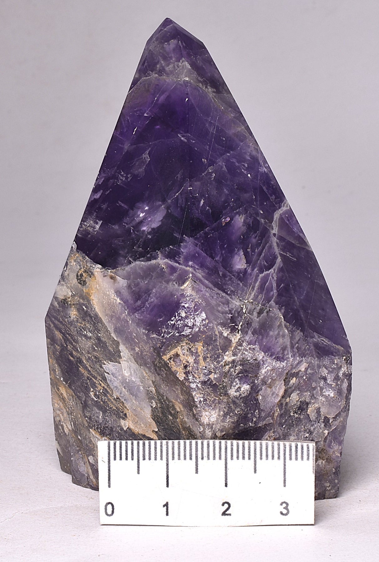 AMETHYST POINT, ROUGH BASE P998