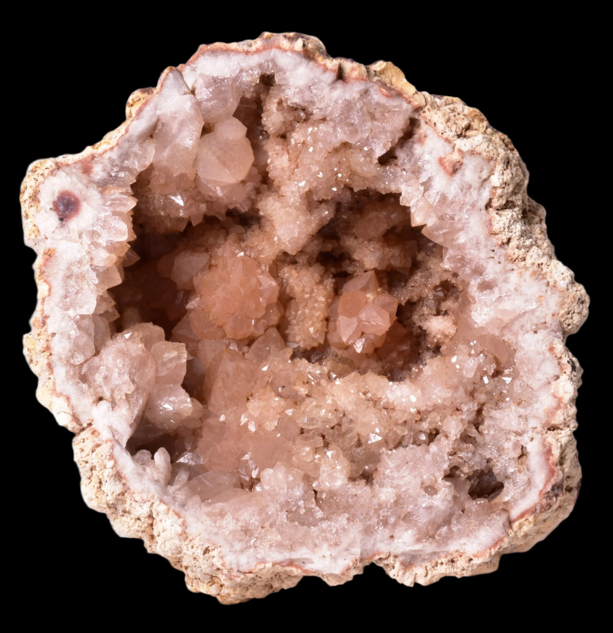PINK AMETHYST CLUSTER GEODE, Argentina P328