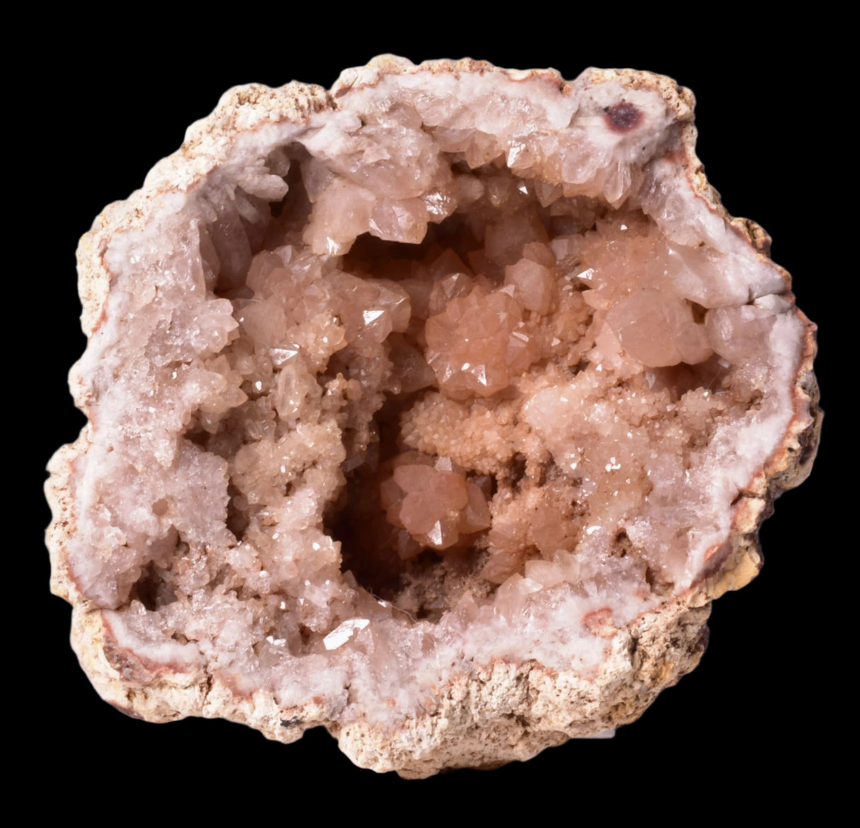 PINK AMETHYST CLUSTER GEODE, Argentina P328