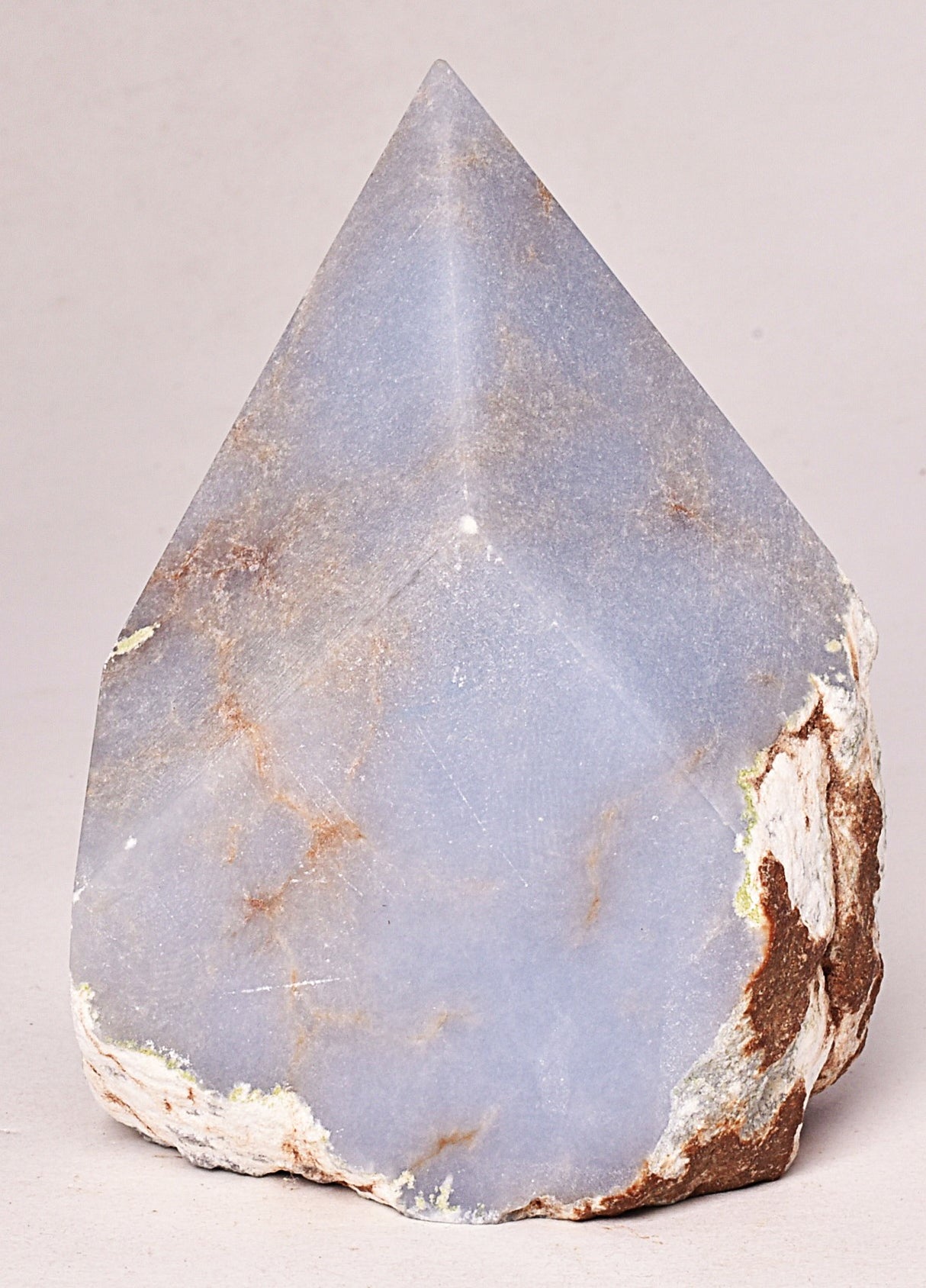 ANGELITE POINT, ROUGH BASE P664