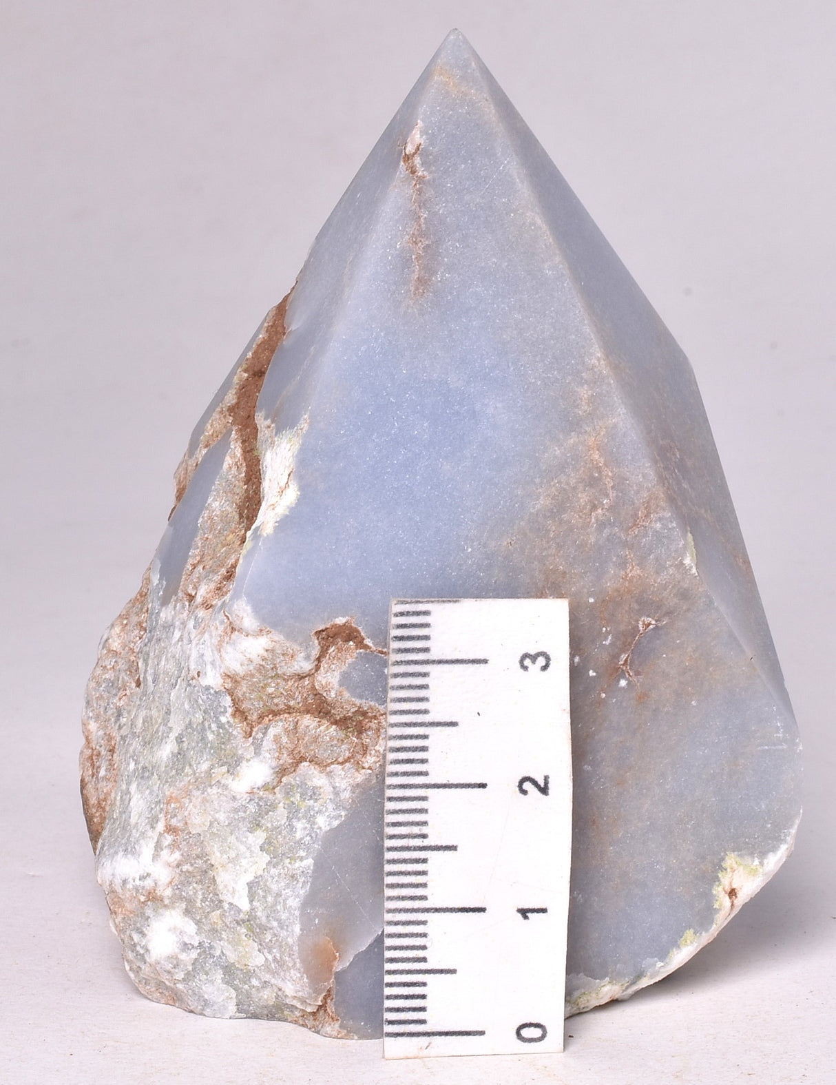 ANGELITE POINT, ROUGH BASE P664