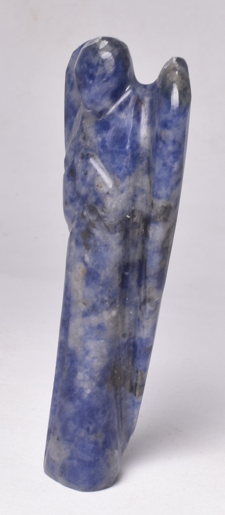 SODALITE CRYSTAL ANGEL CARVING P1071