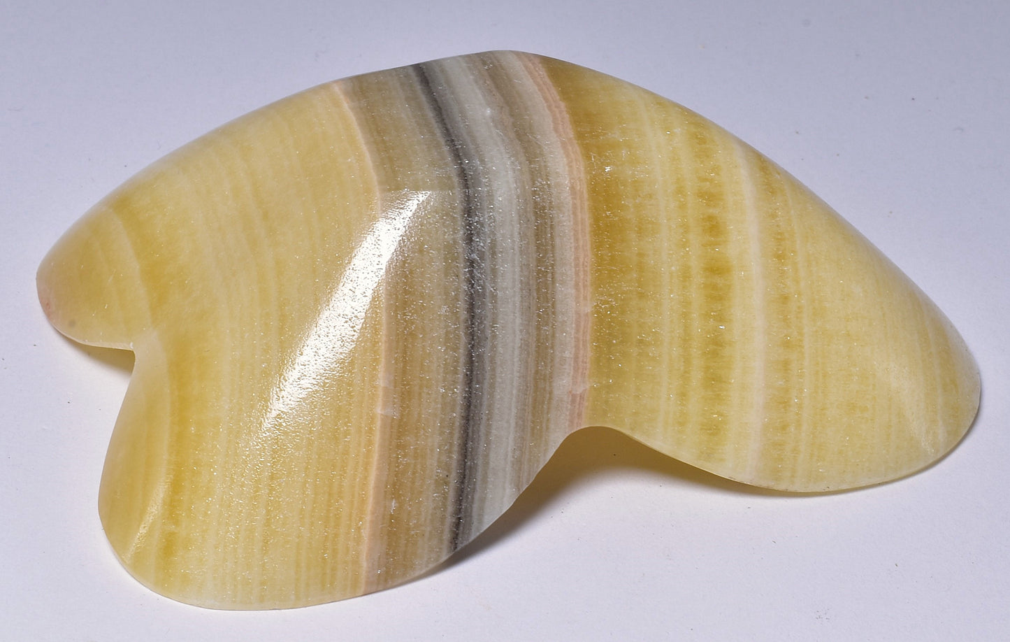ARAGONITE DISH CARVING 9CM P2048