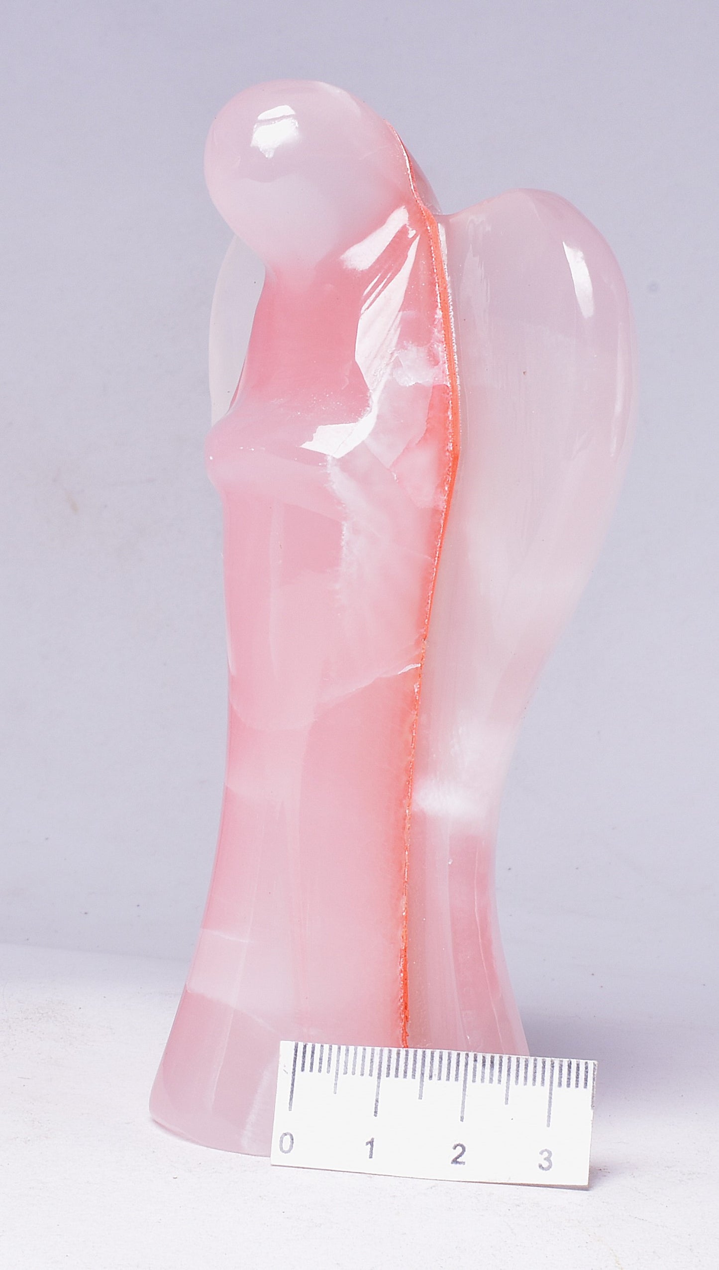 DYED ONYX ANGEL CARVING P1075