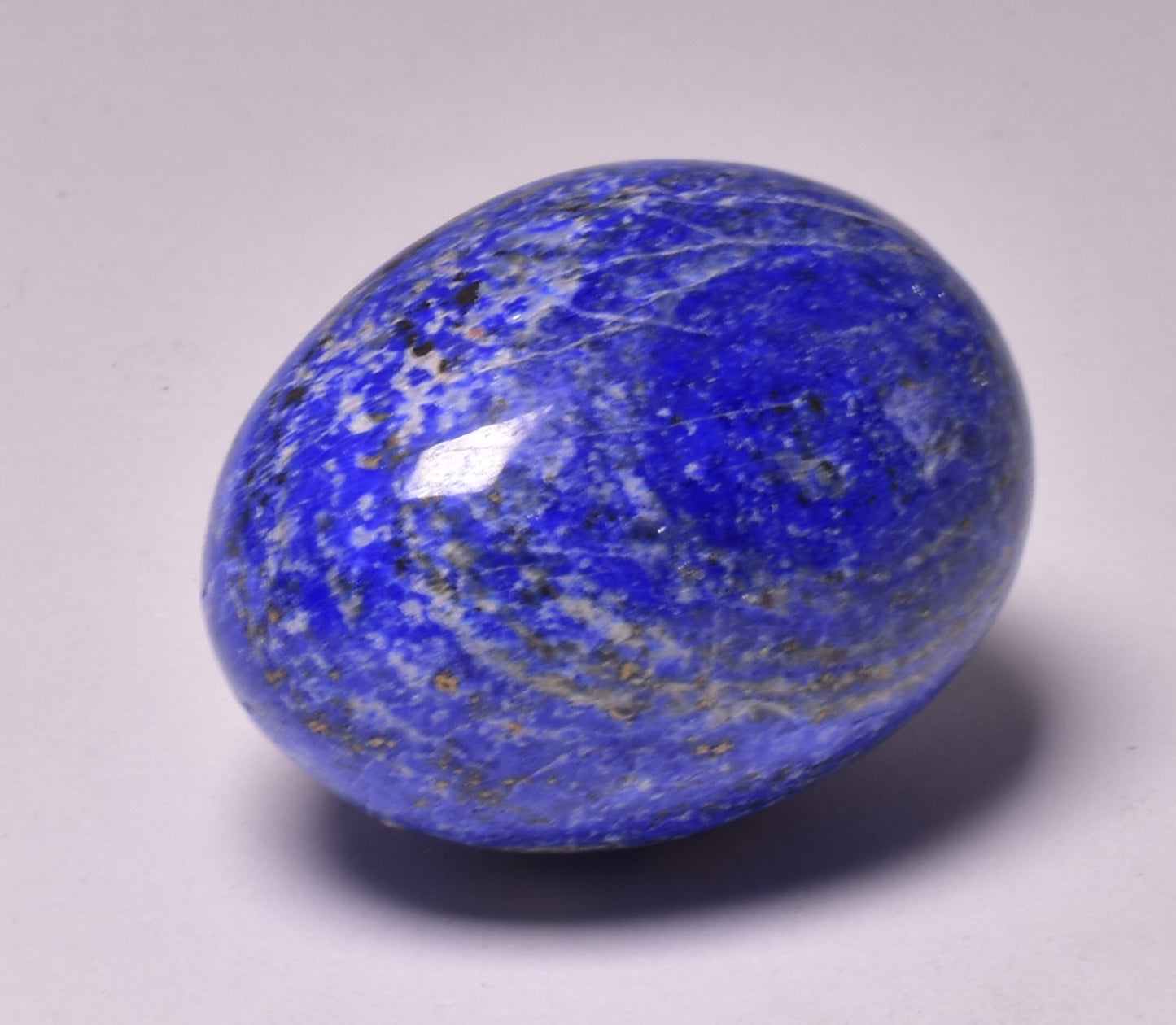 LAPIS LAZULI POLISHED CRYSTAL EGG CARVING P2050