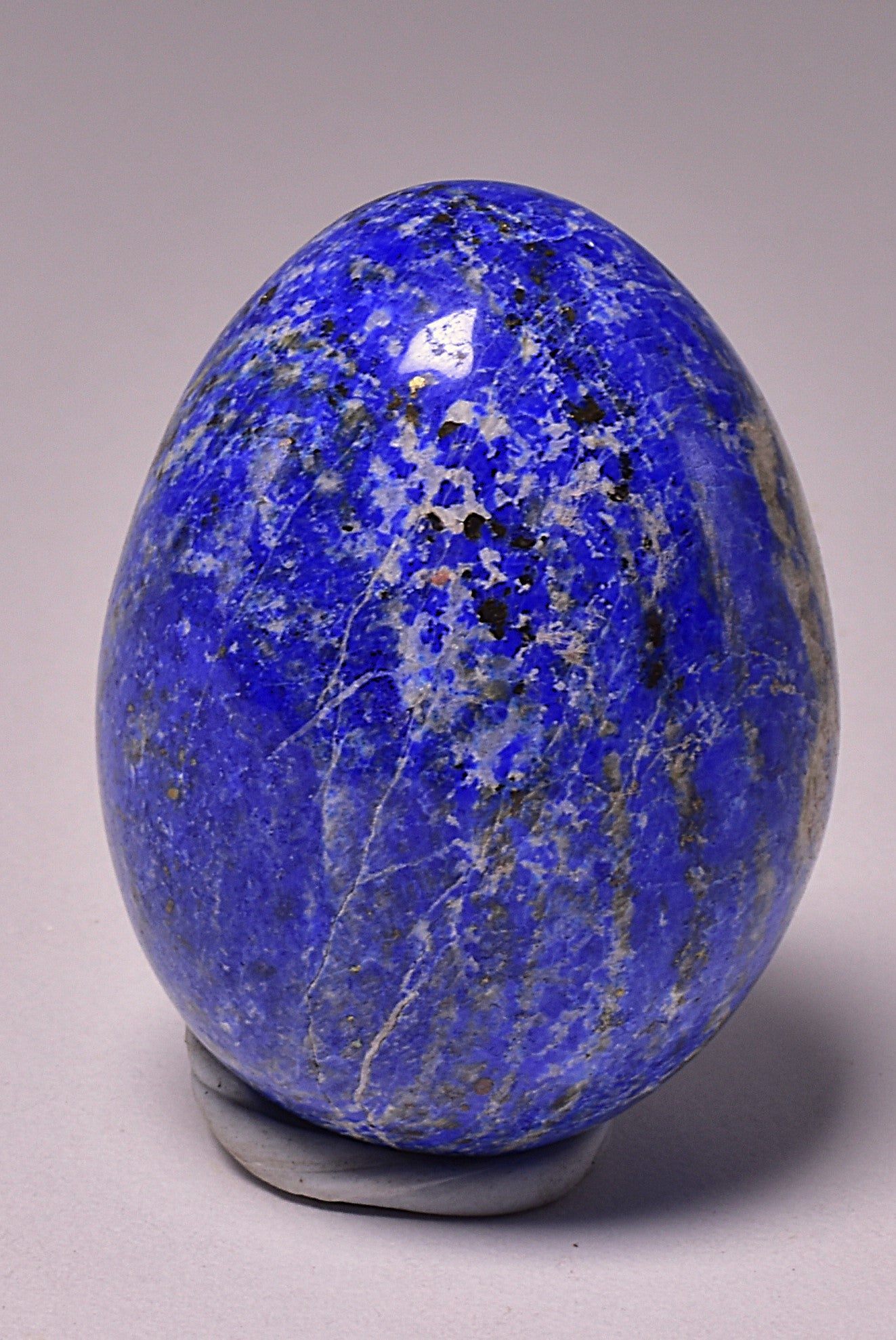 LAPIS LAZULI POLISHED CRYSTAL EGG CARVING P2050