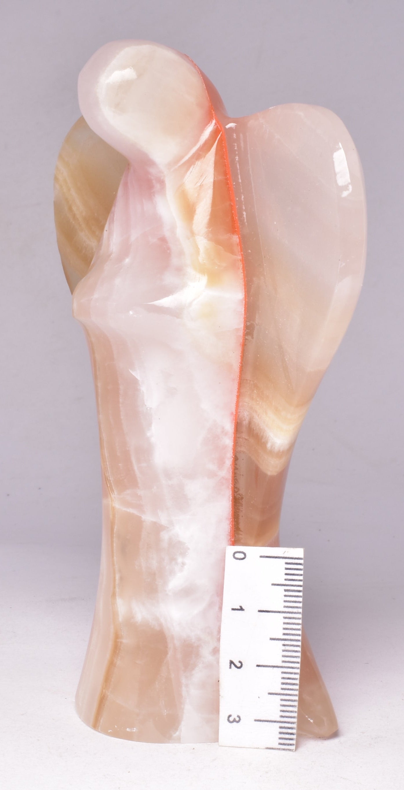 DYED ONYX ANGEL CARVING P1078