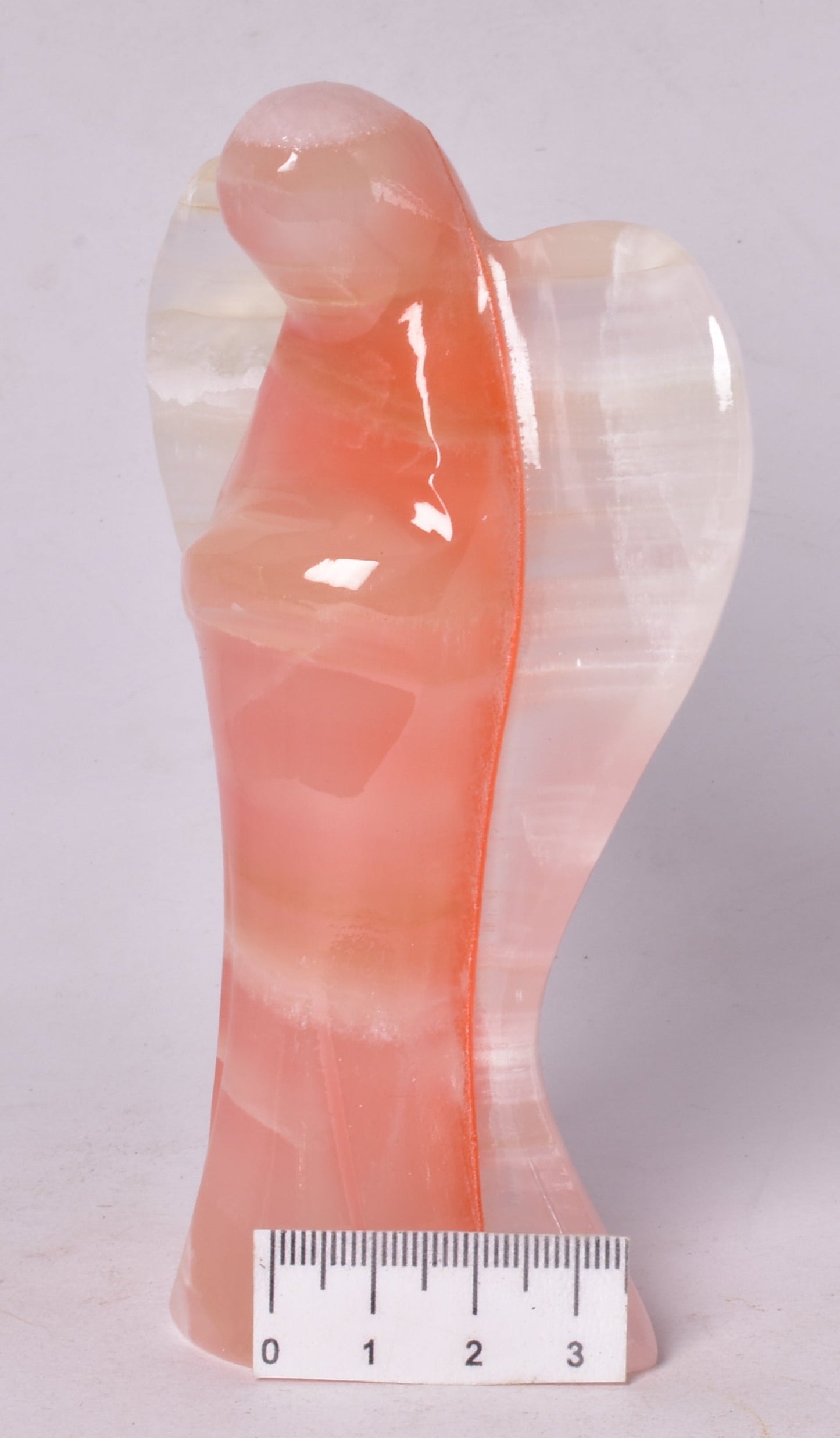 DYED ONYX ANGEL CARVING P289