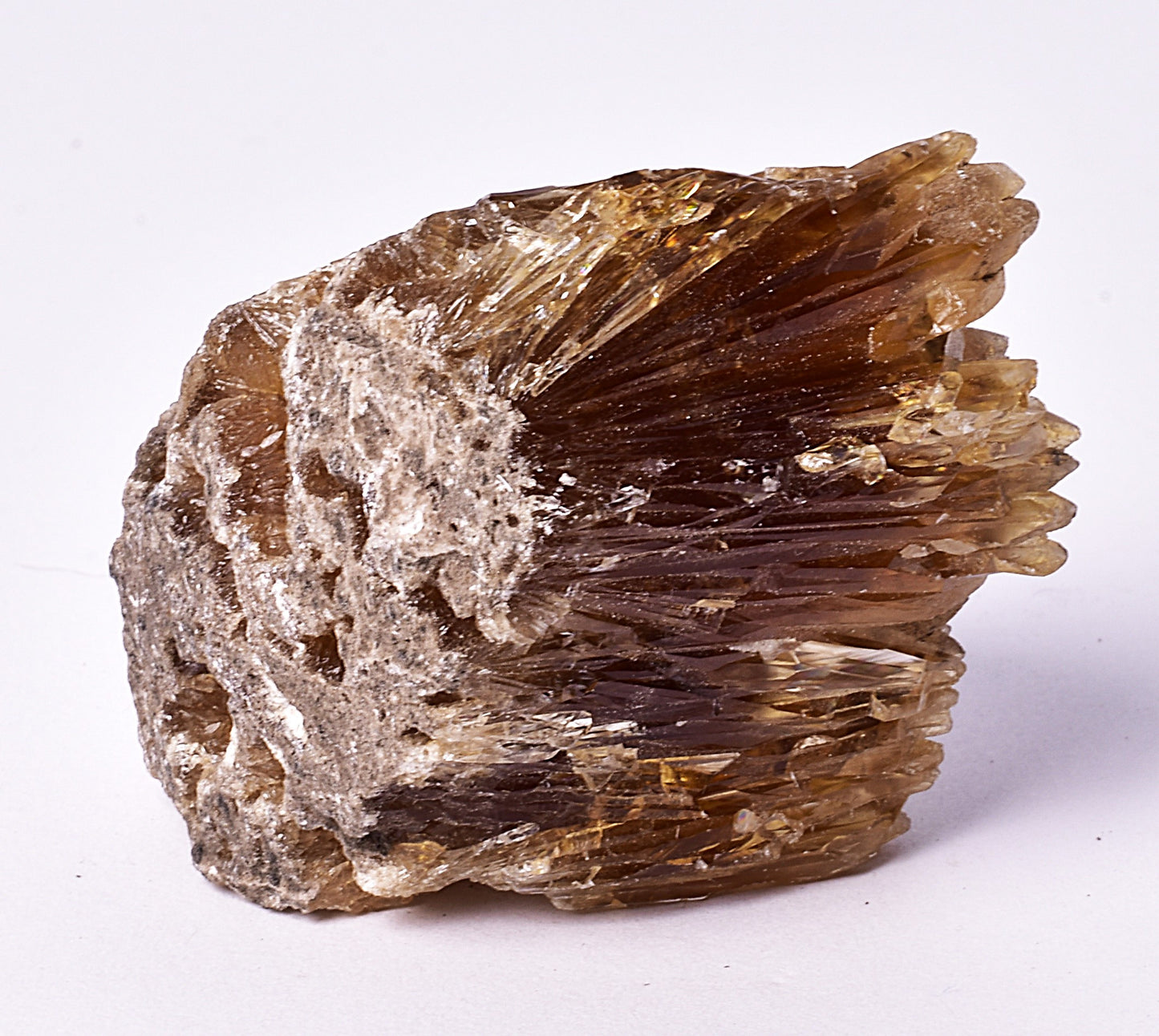 SUNBURNT CALCITE CRYSTAL IN NATURAL FORM M45