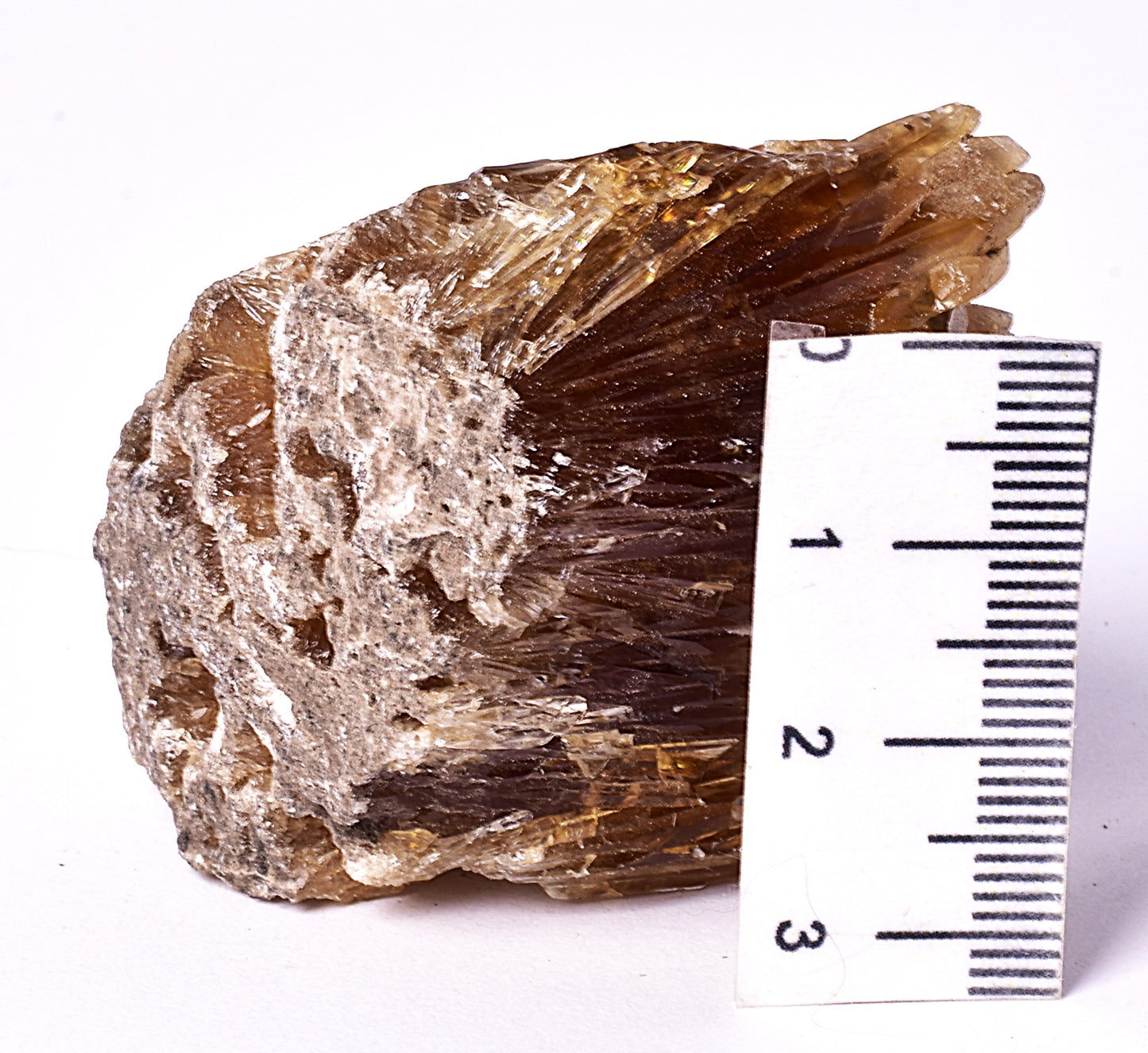 SUNBURNT CALCITE CRYSTAL IN NATURAL FORM M45