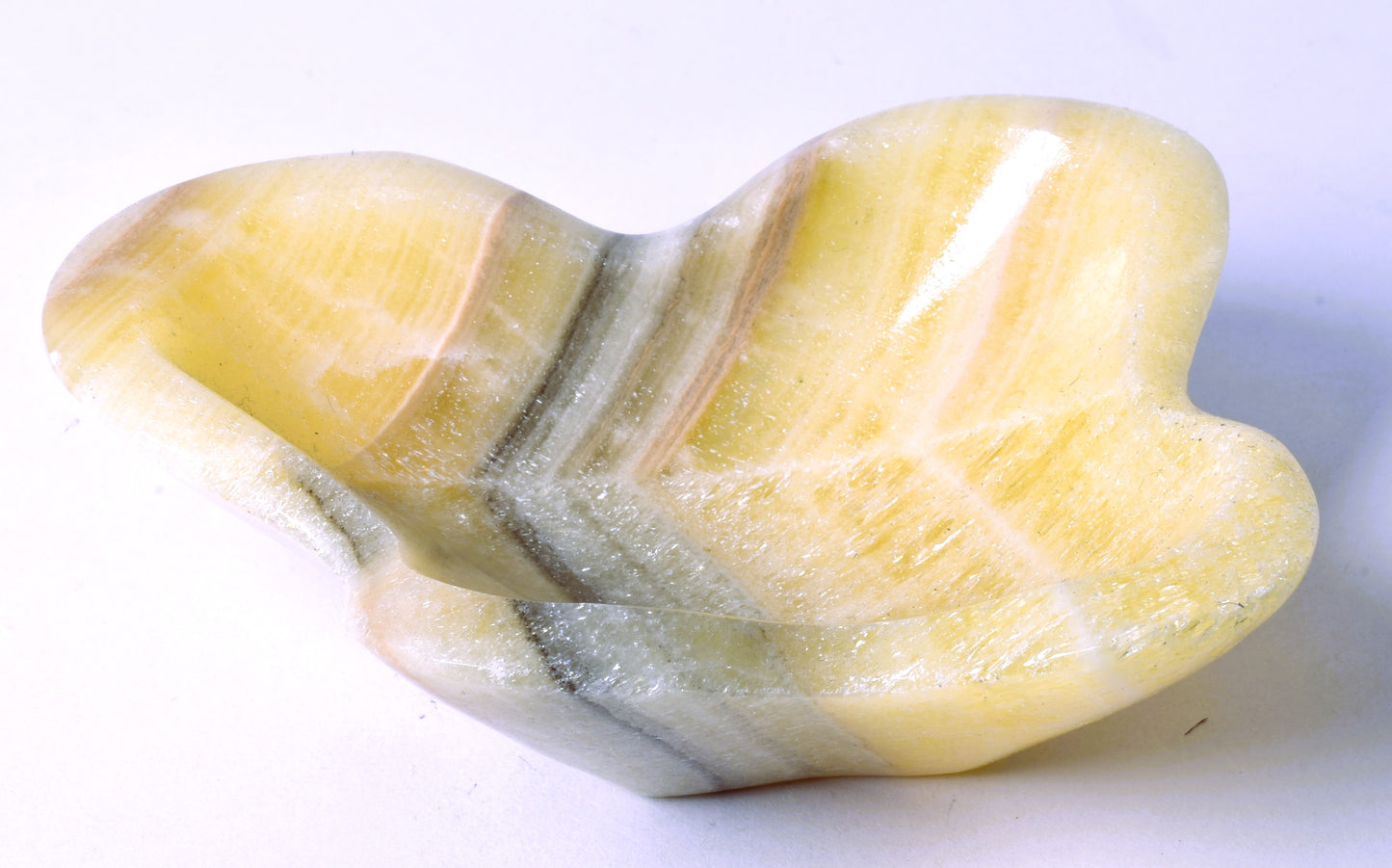ARAGONITE DISH CARVING 9CM P150