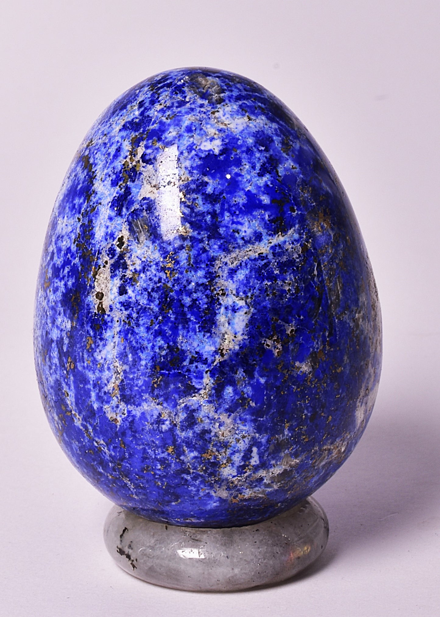 LAPIS LAZULI POLISHED CRYSTAL EGG CARVING P2065