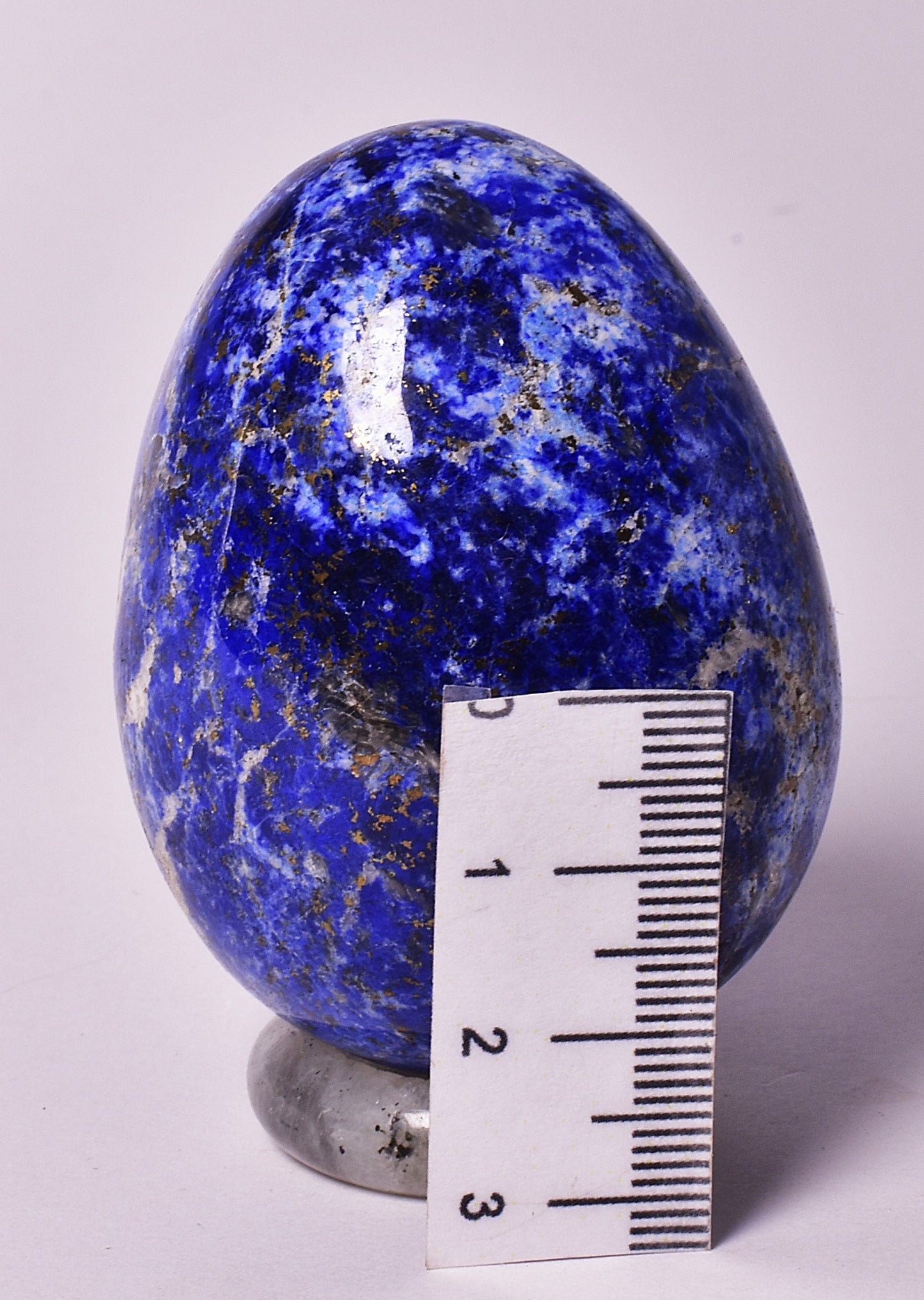LAPIS LAZULI POLISHED CRYSTAL EGG CARVING P2065