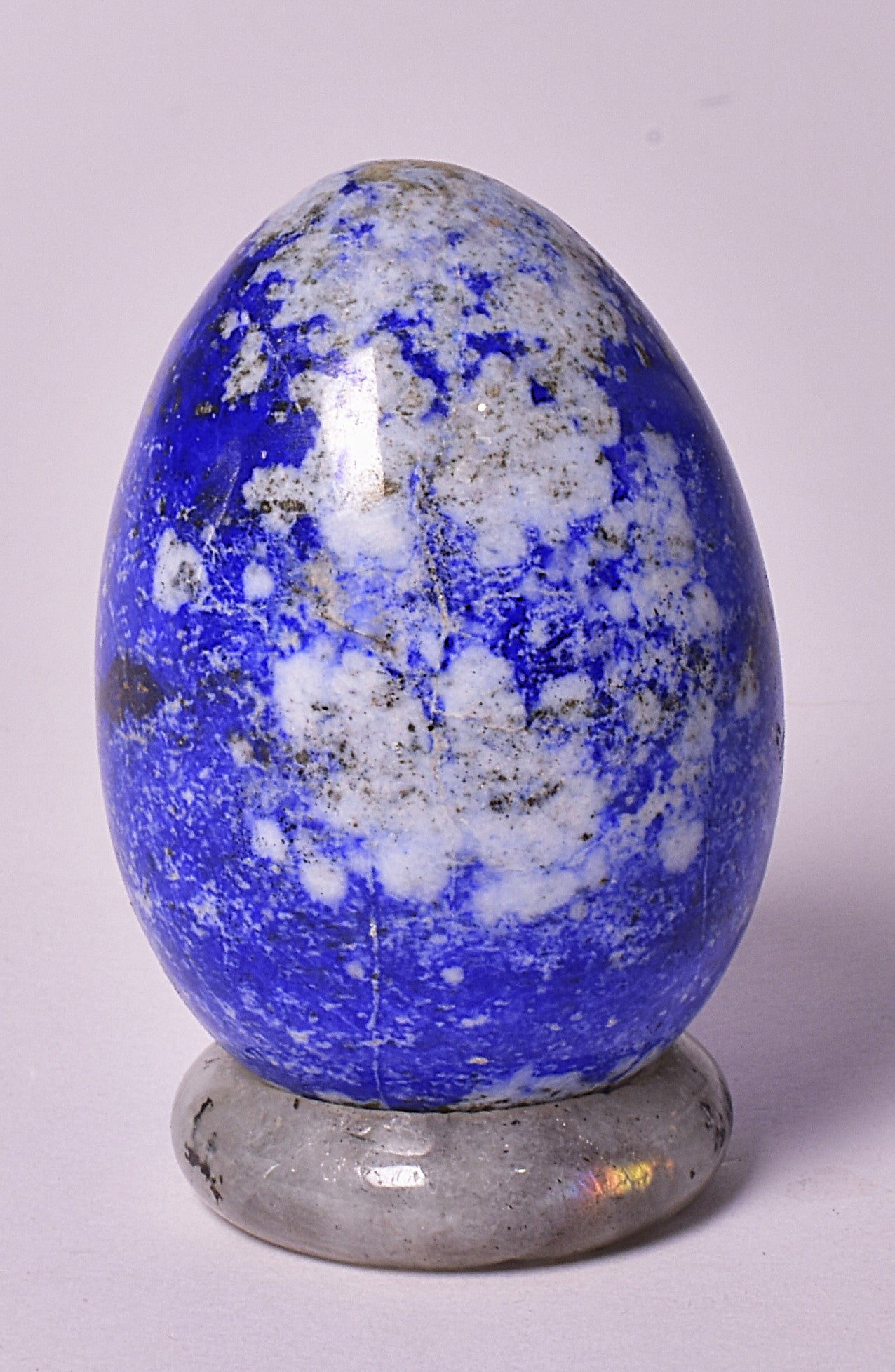 LAPIS LAZULI POLISHED CRYSTAL EGG CARVING P2066