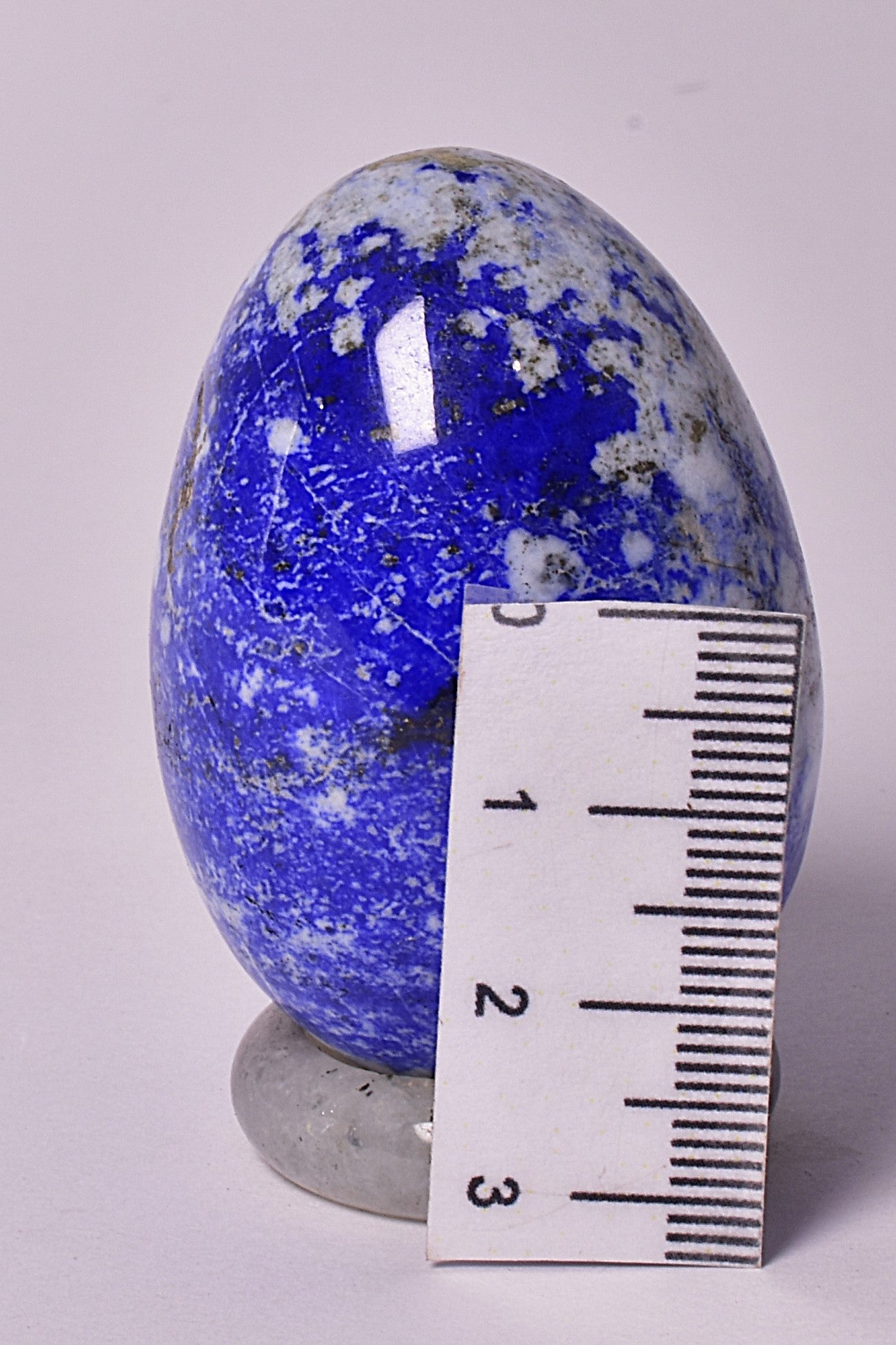LAPIS LAZULI POLISHED CRYSTAL EGG CARVING P2066