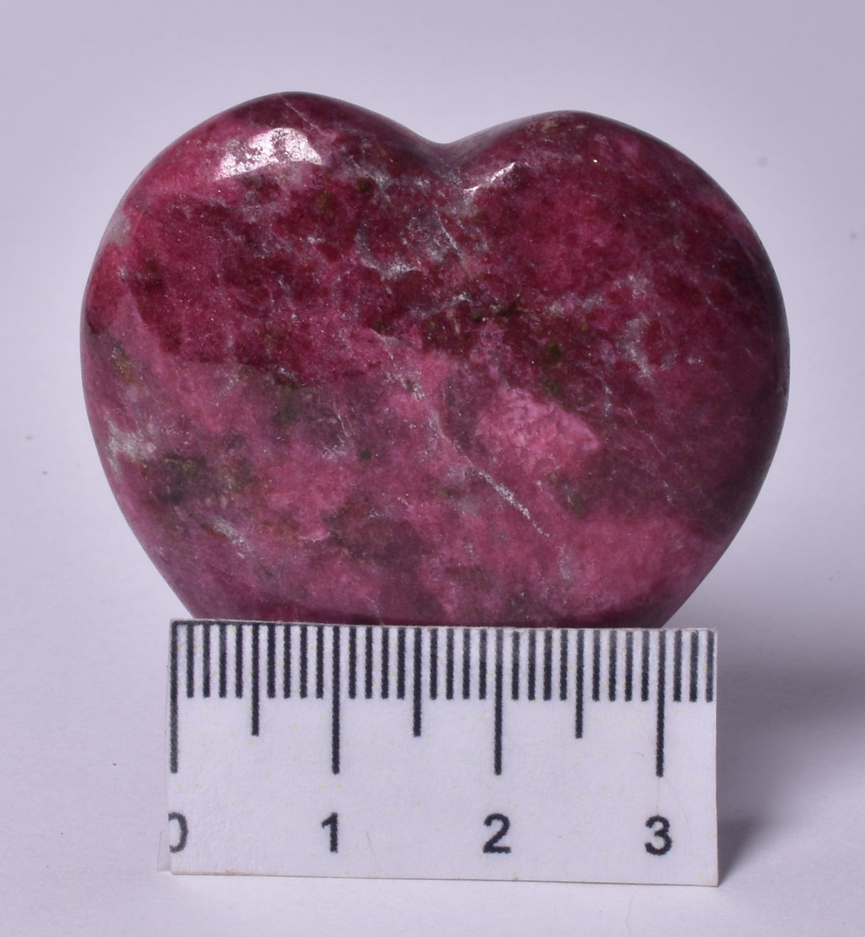THULITE CRYSTAL HEART CARVING P246