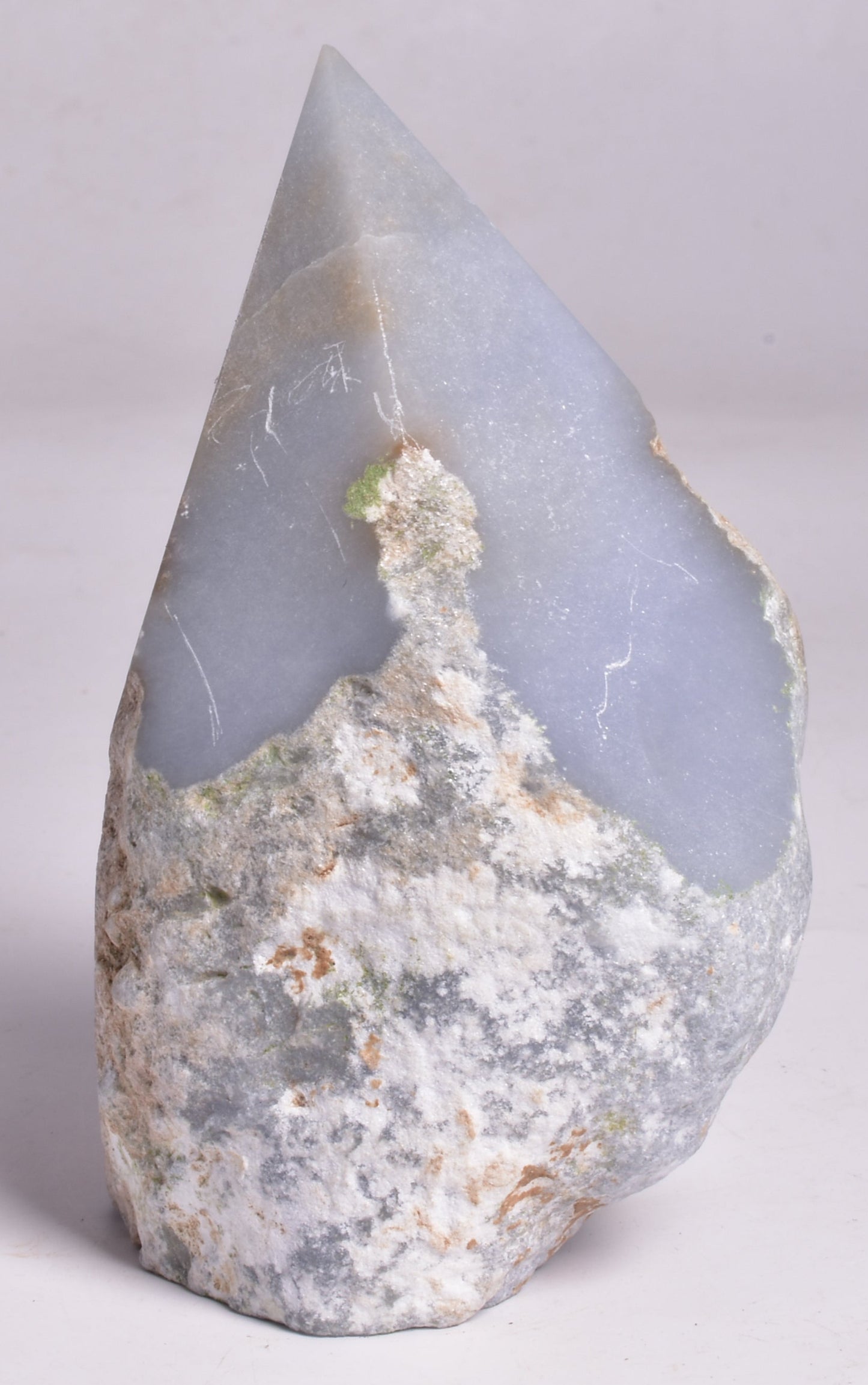 ANGELITE POINT, ROUGH BASE P2071
