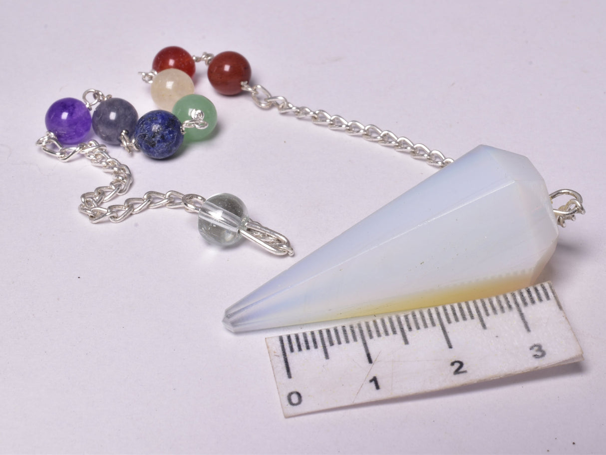 CHAKRA CRYSTAL OPALITE PENDULUM P240