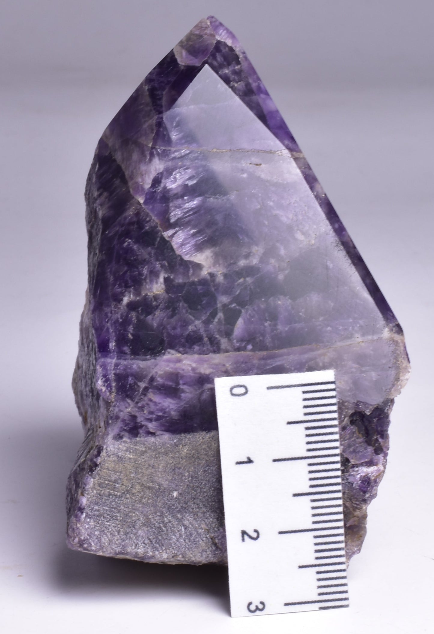 AMETHYST POINT, ROUGH BASE P84