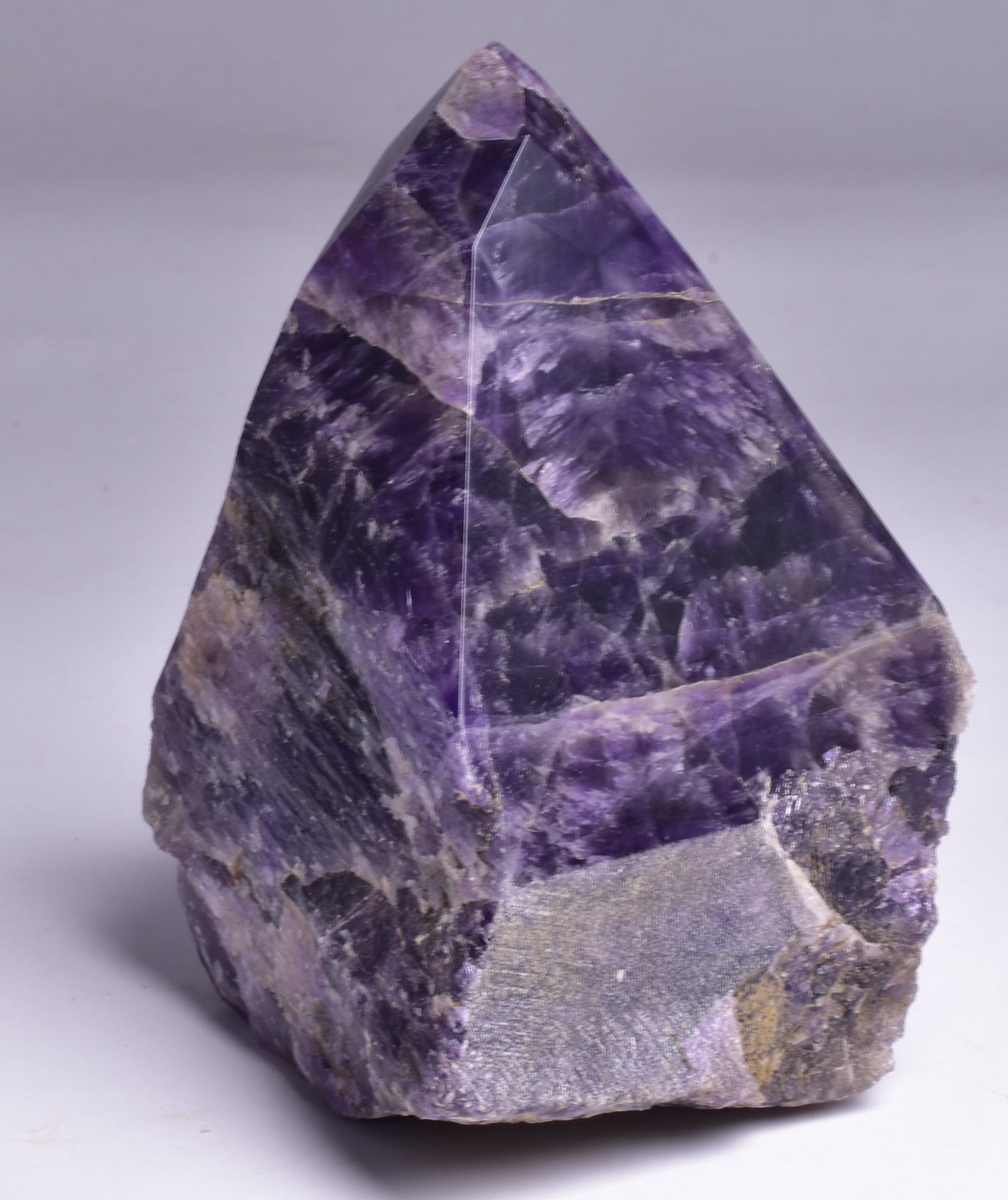 AMETHYST POINT, ROUGH BASE P84