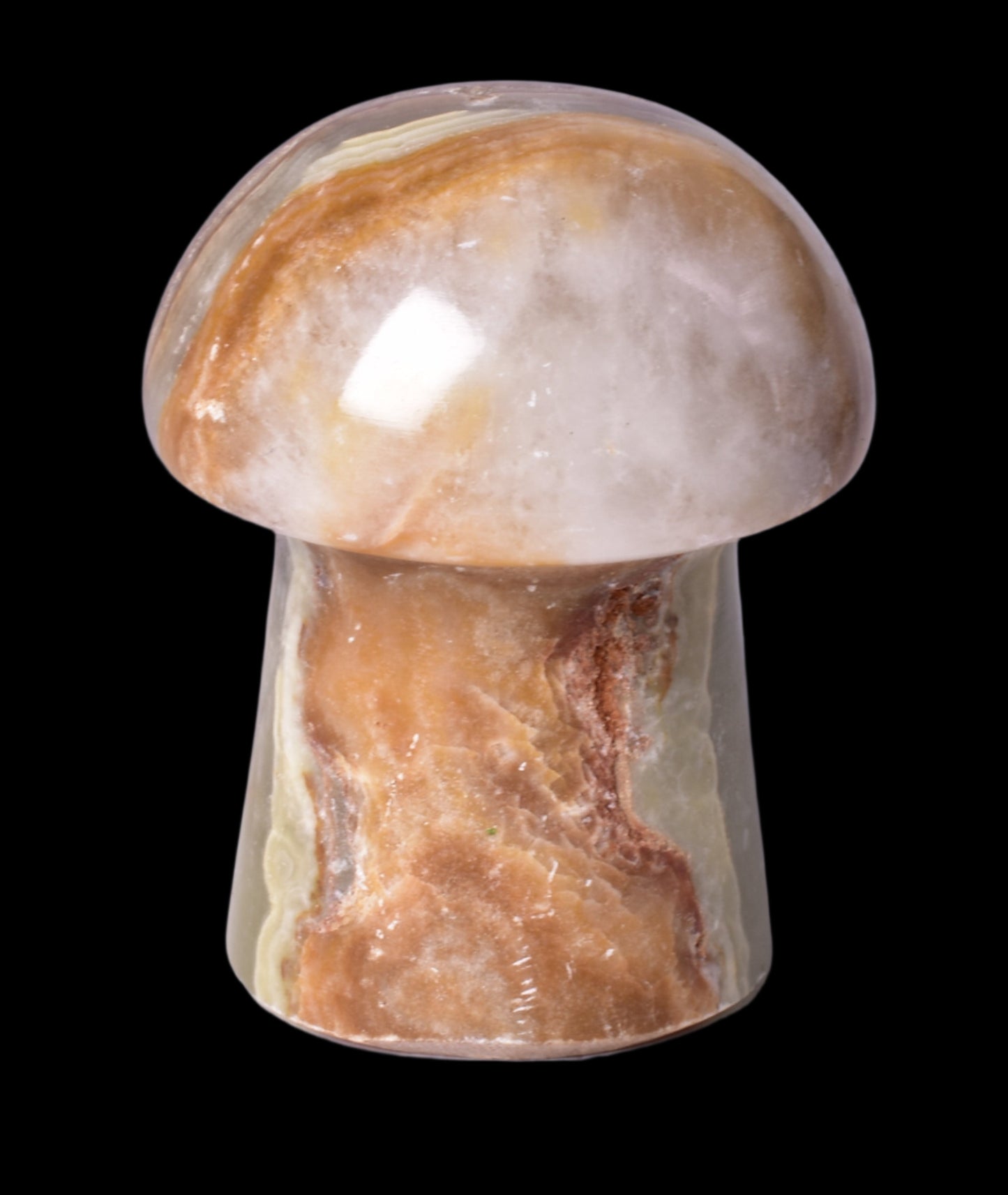 GREEN ONYX TRAVERTINE MUSHROOM P2031