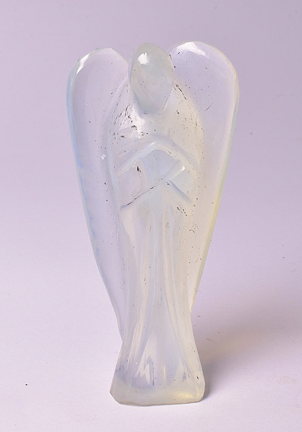 OPALITE CRYSTAL ANGEL CARVING P255