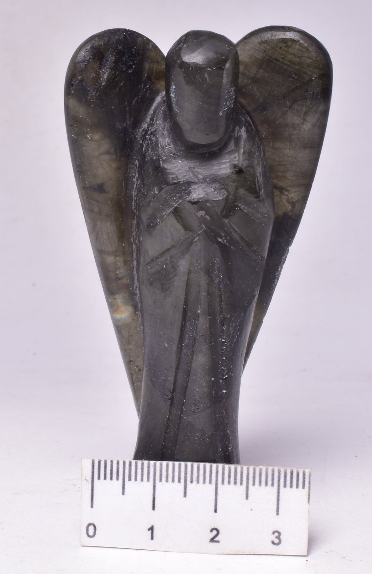 LABRADORITE ANGEL CARVING P811