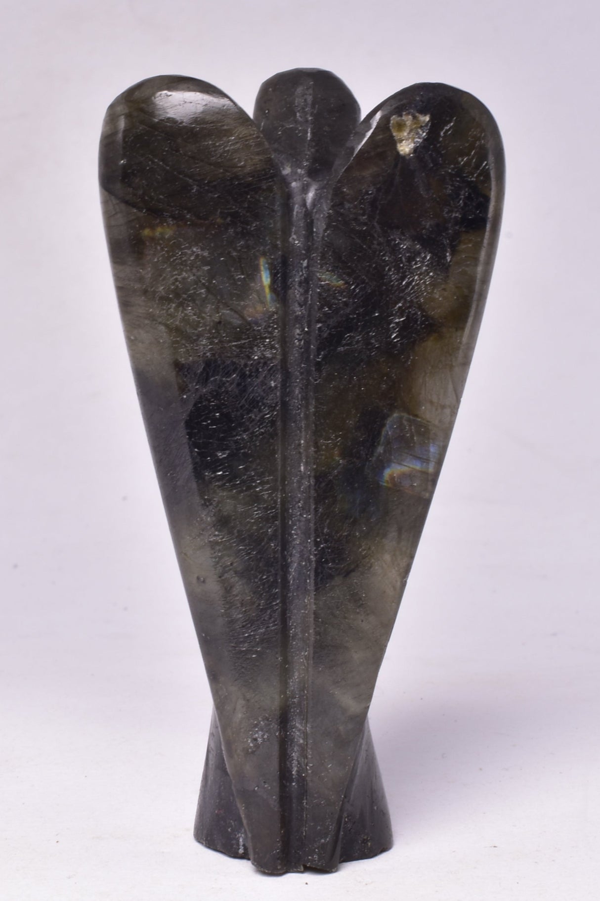 LABRADORITE ANGEL CARVING P811