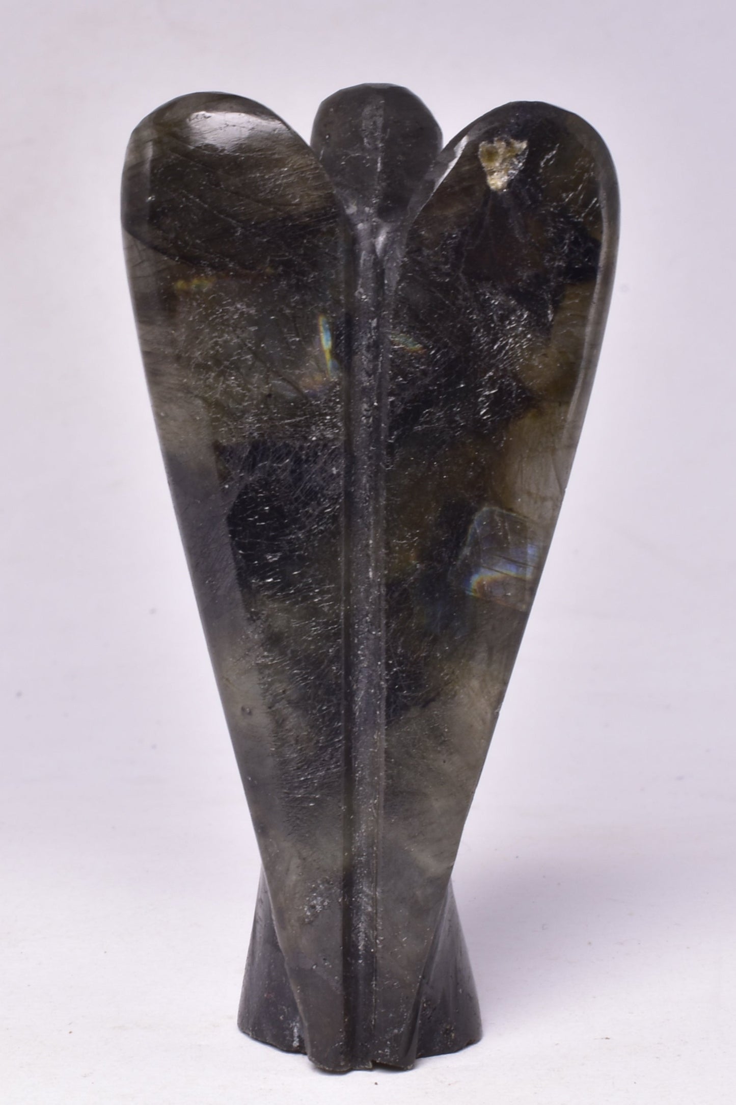 LABRADORITE ANGEL CARVING P811