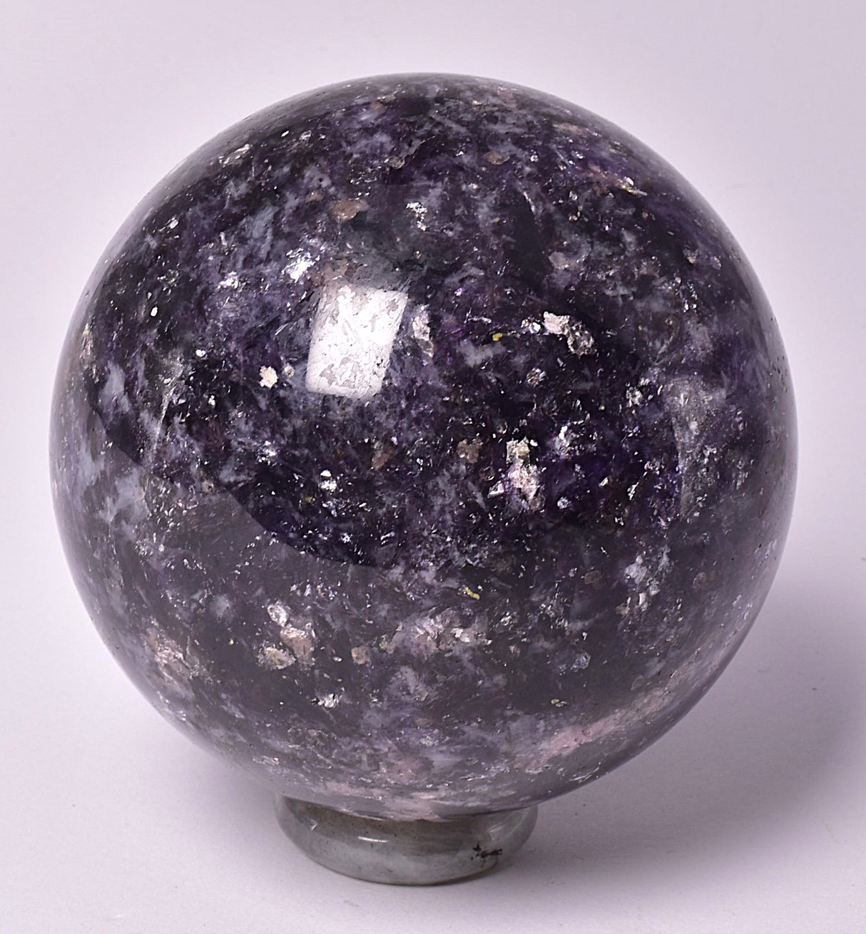 LEPIDOLITE CRYSTAL SPHERE P2078