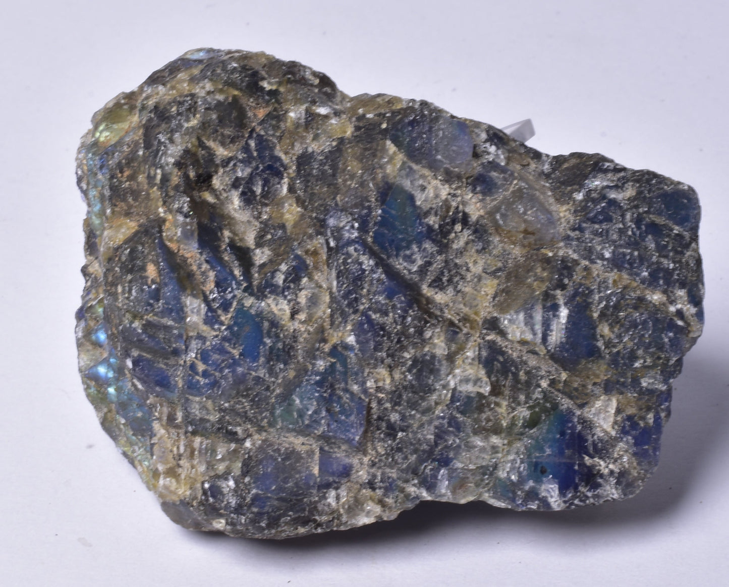 LABRADORITE CRYSTAL ROUGH ROCK, Madagascar P2081
