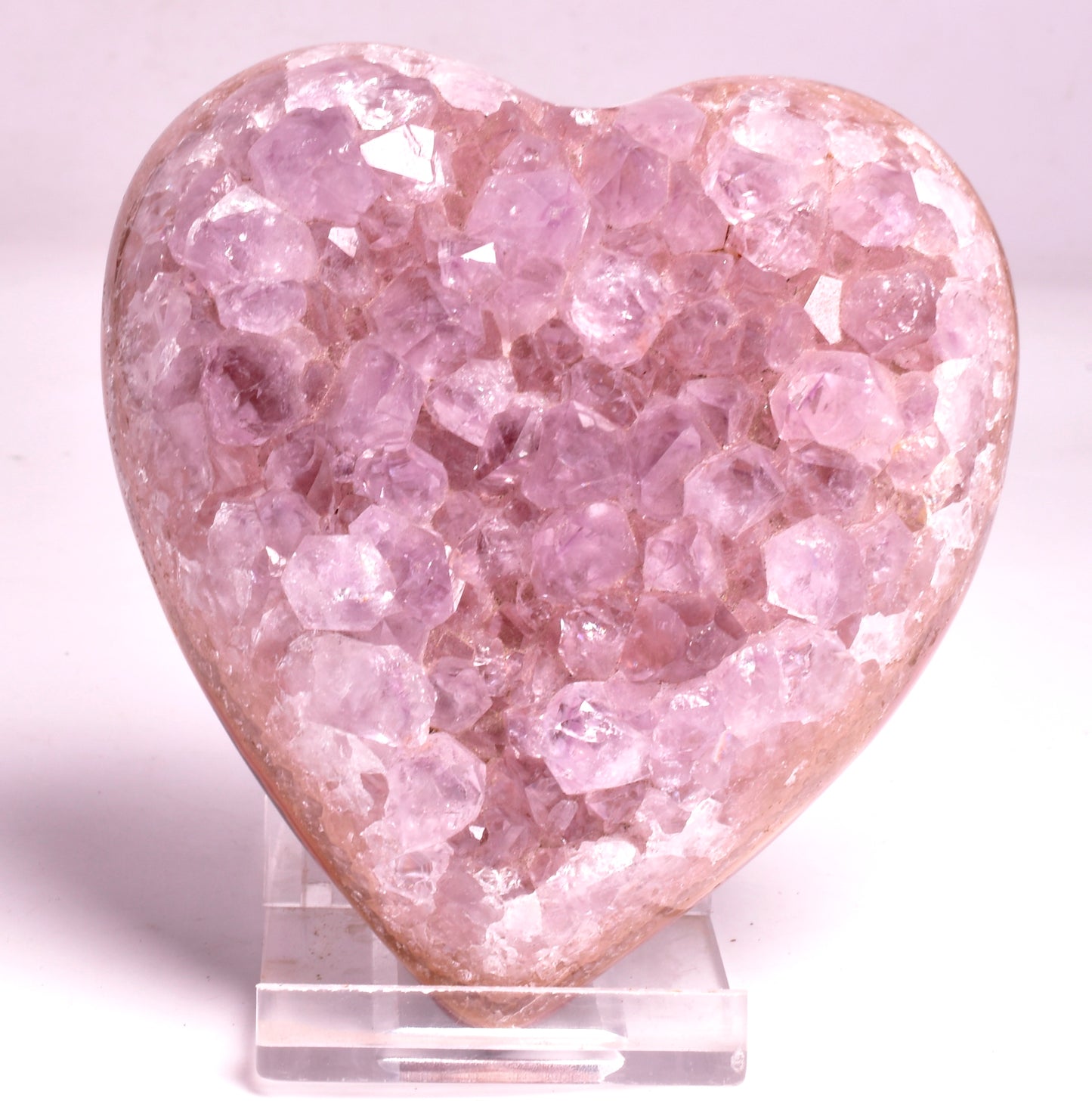 AMETHYST HEART CLUSTER P712