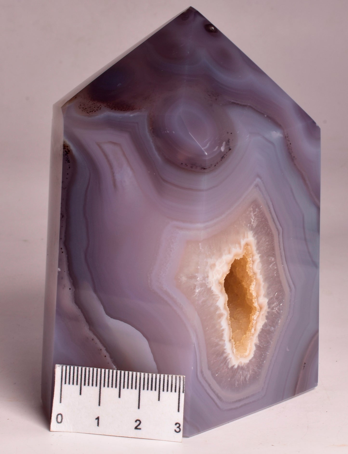 DRUZY AGATE POINT/GENERATOR from BRAZIL P724